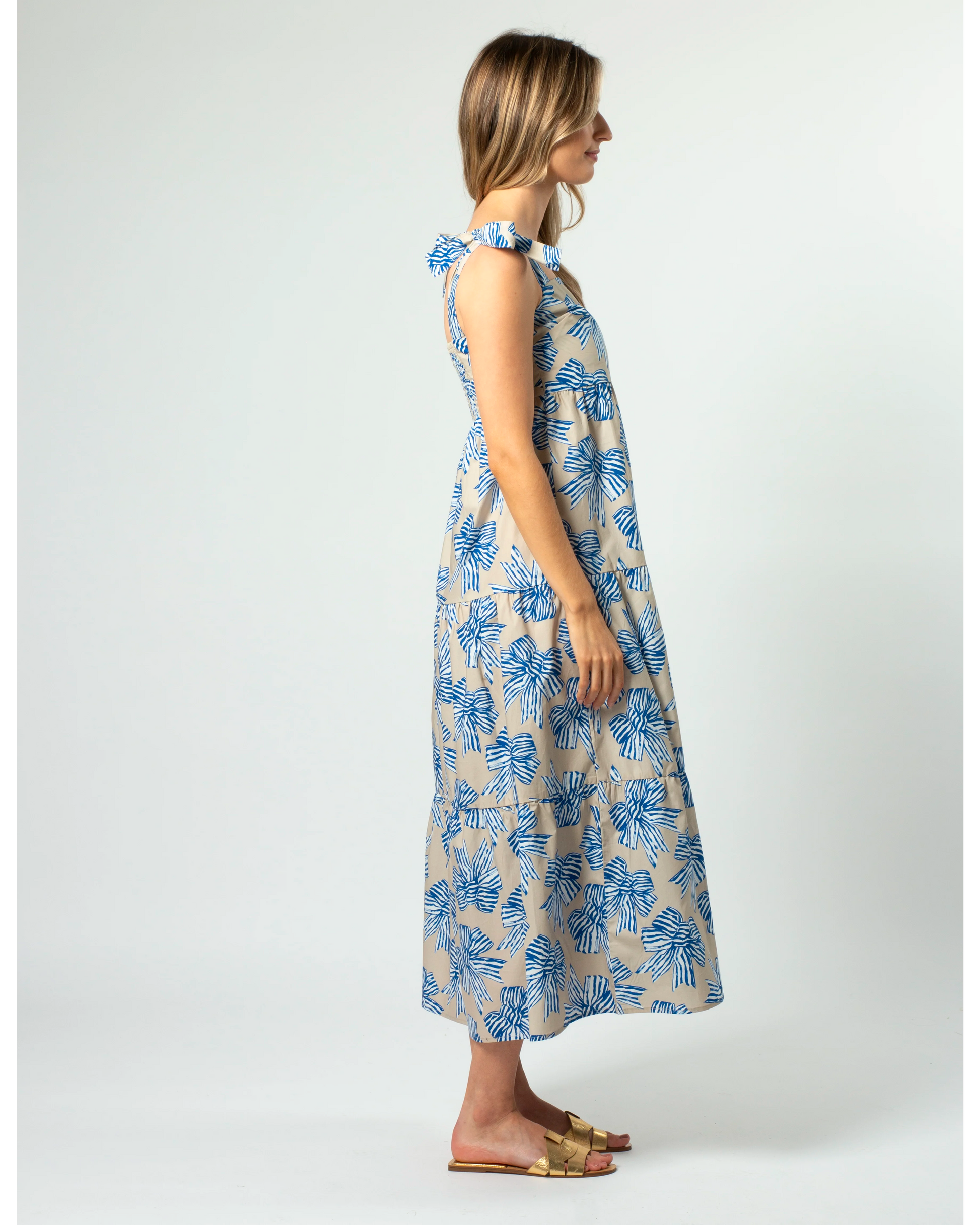 STELLA + GEMMA IVY DRESS - BOWTIFUL BLUE - THE VOGUE STORE