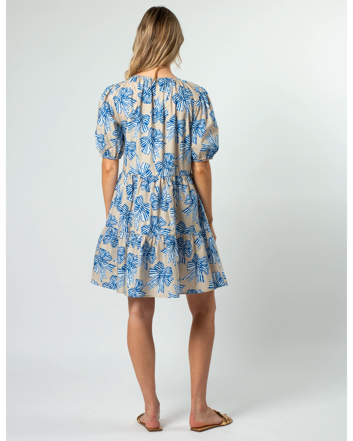 STELLA + GEMMA VENUS DRESS - BOWTIFUL BLUE - THE VOGUE STORE