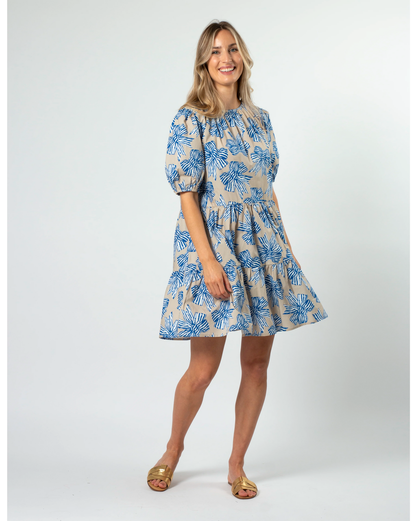 STELLA + GEMMA VENUS DRESS - BOWTIFUL BLUE - THE VOGUE STORE