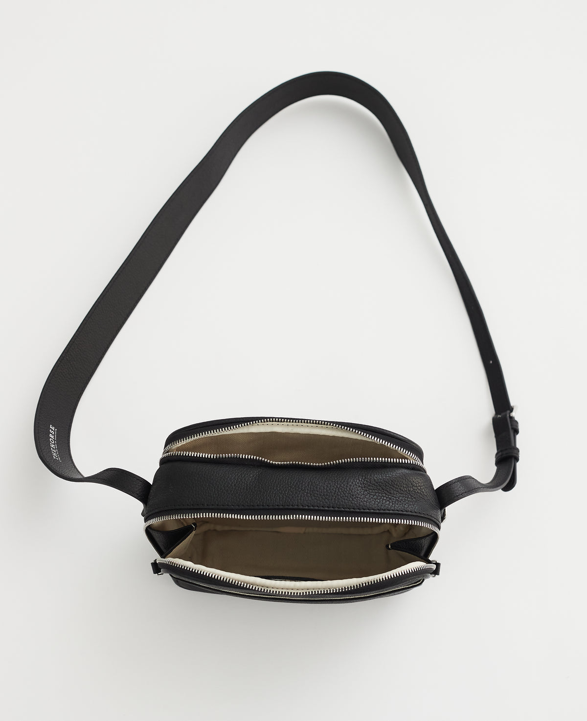 THE HORSE DYLAN CROSSBODY BAG - BLACK - THE VOGUE STORE