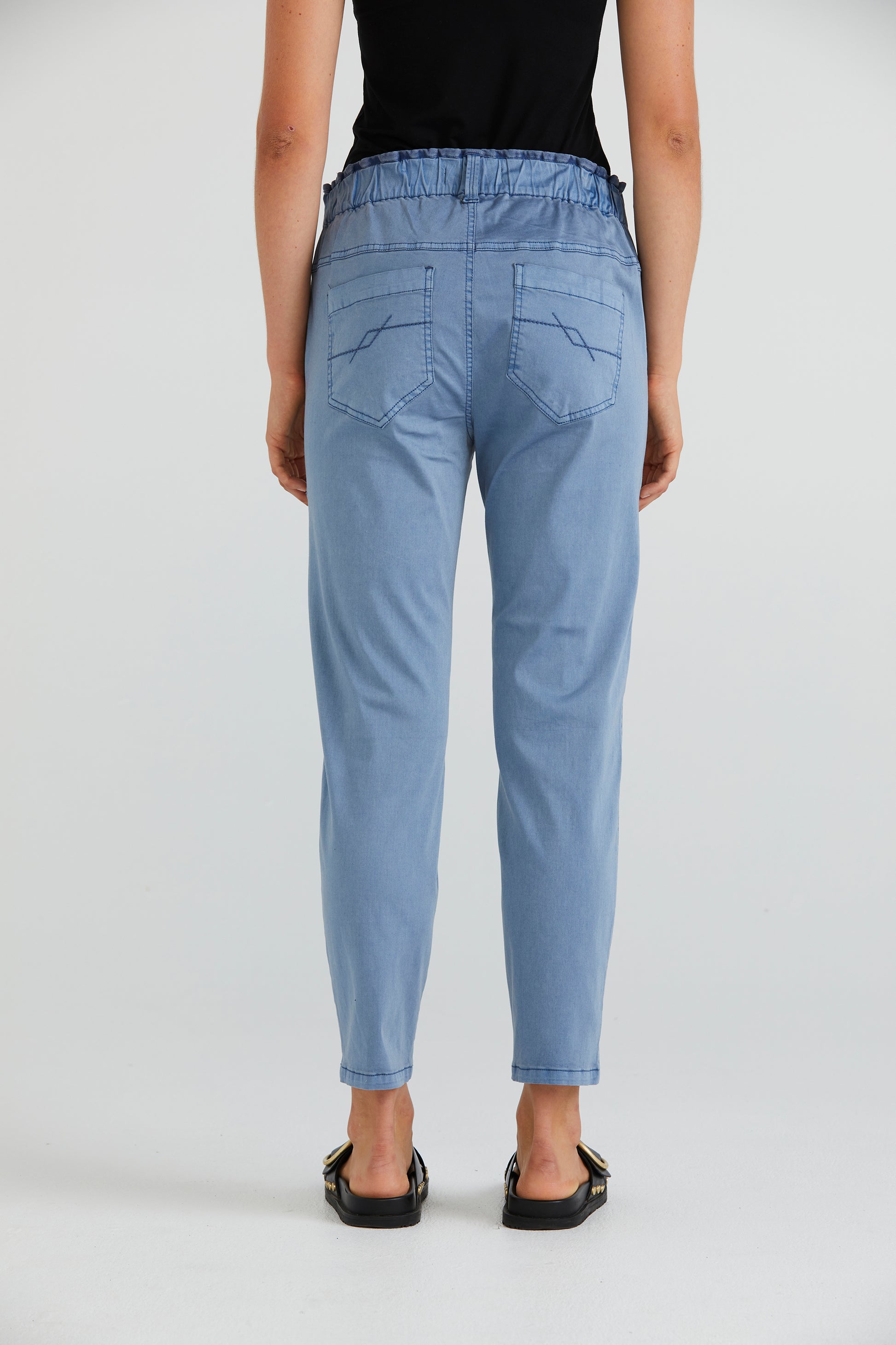 LANIA FLINT PANT - WEDGEWOOD - THE VOGUE STORE