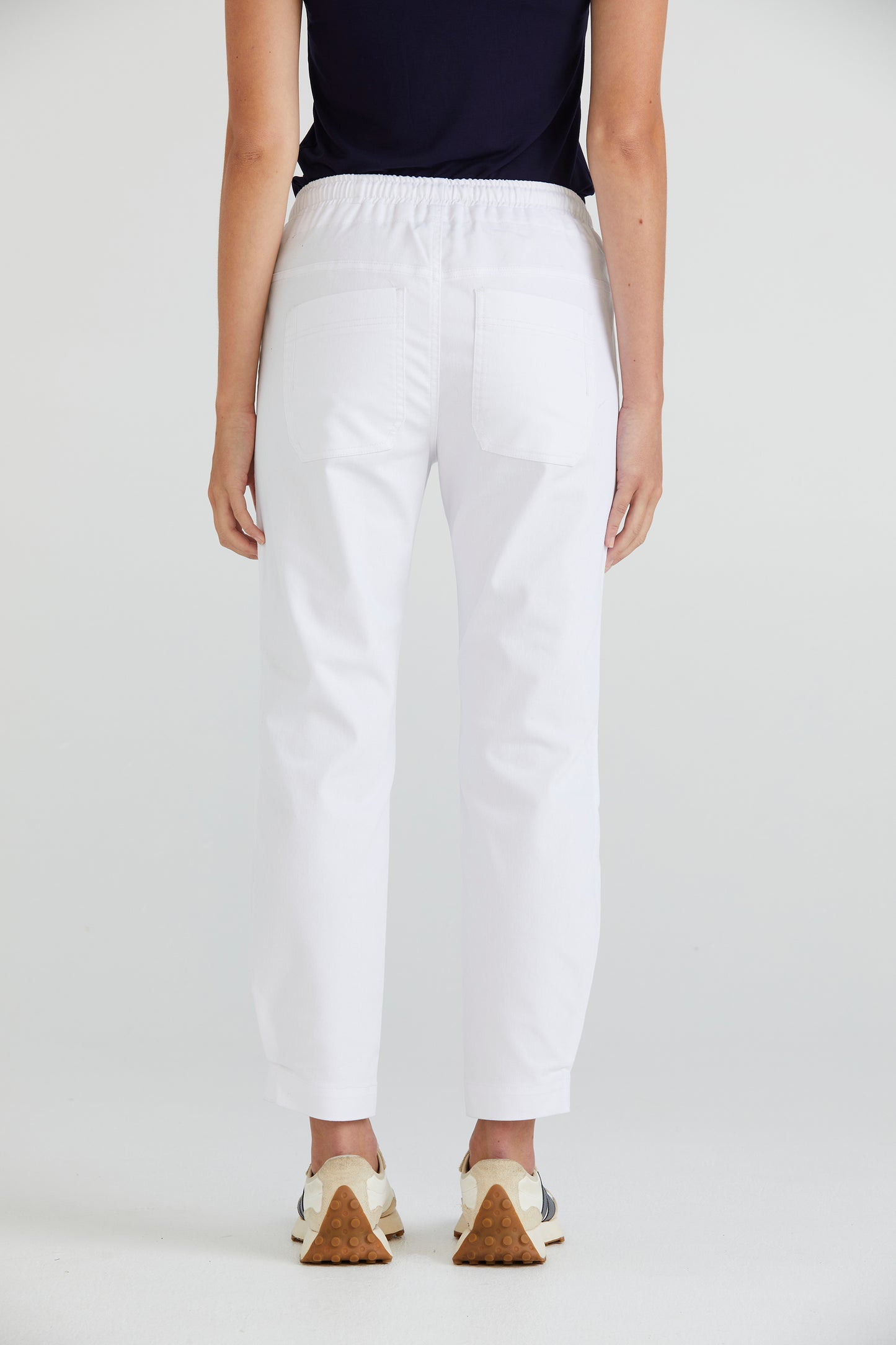 LANIA OXFORD JEAN - WHITE - THE VOGUE STORE