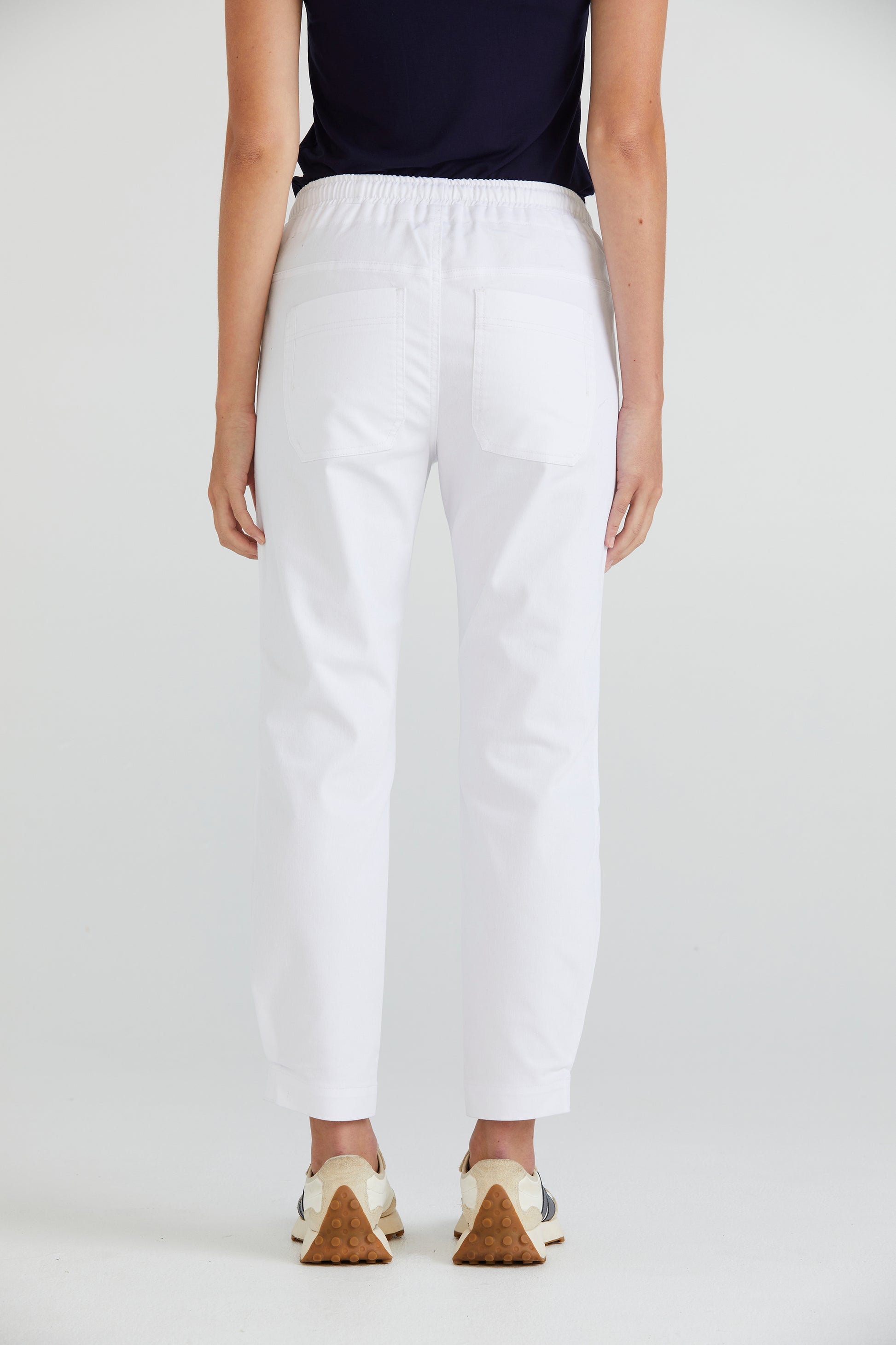 LANIA OXFORD JEAN - WHITE - THE VOGUE STORE