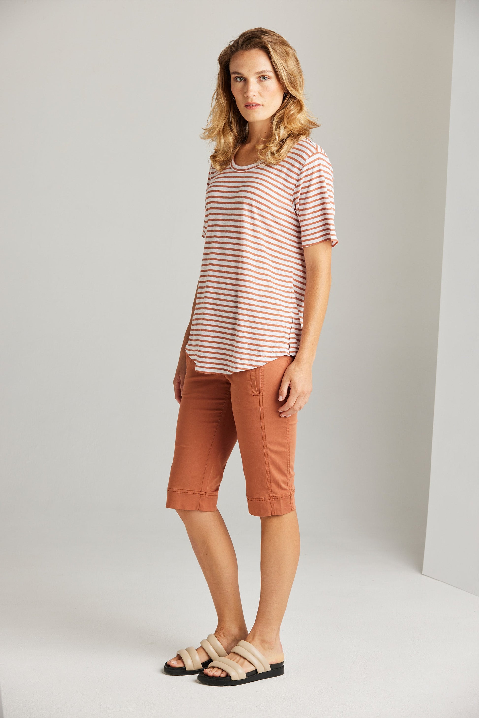 LANIA SPICE TOP - SPICE STRIPE