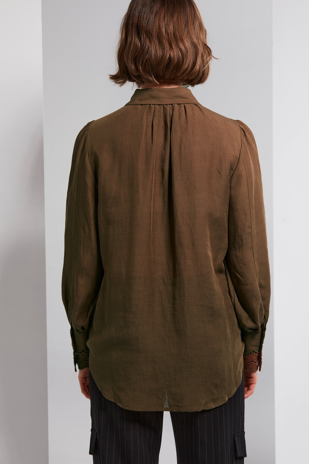 LANIA HUNTER SHIRT - CINNAMON - THE VOGUE STORE