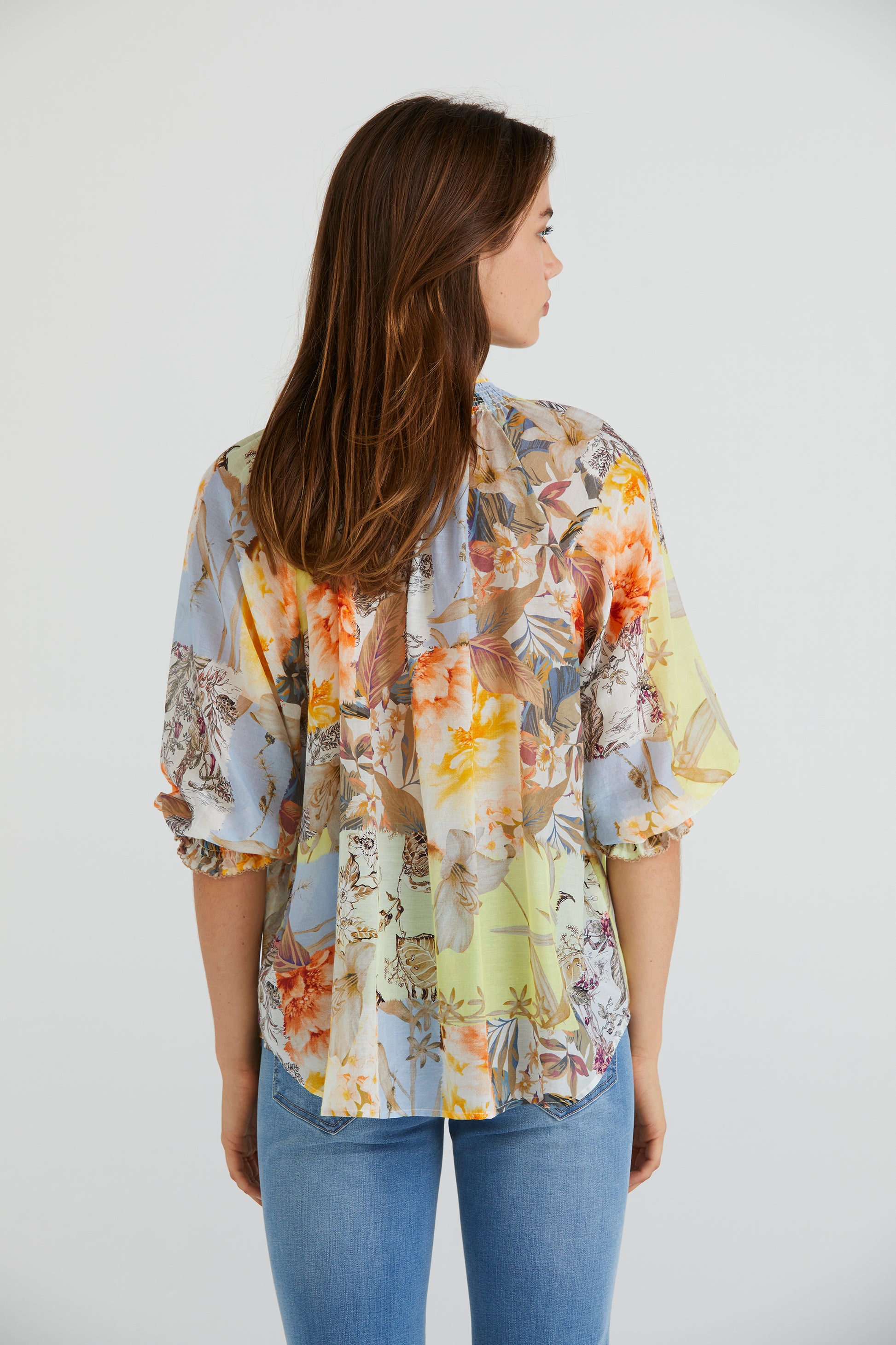 LANIA MONARCH SHIRT - MONARCH PRINT - THE VOGUE STORE