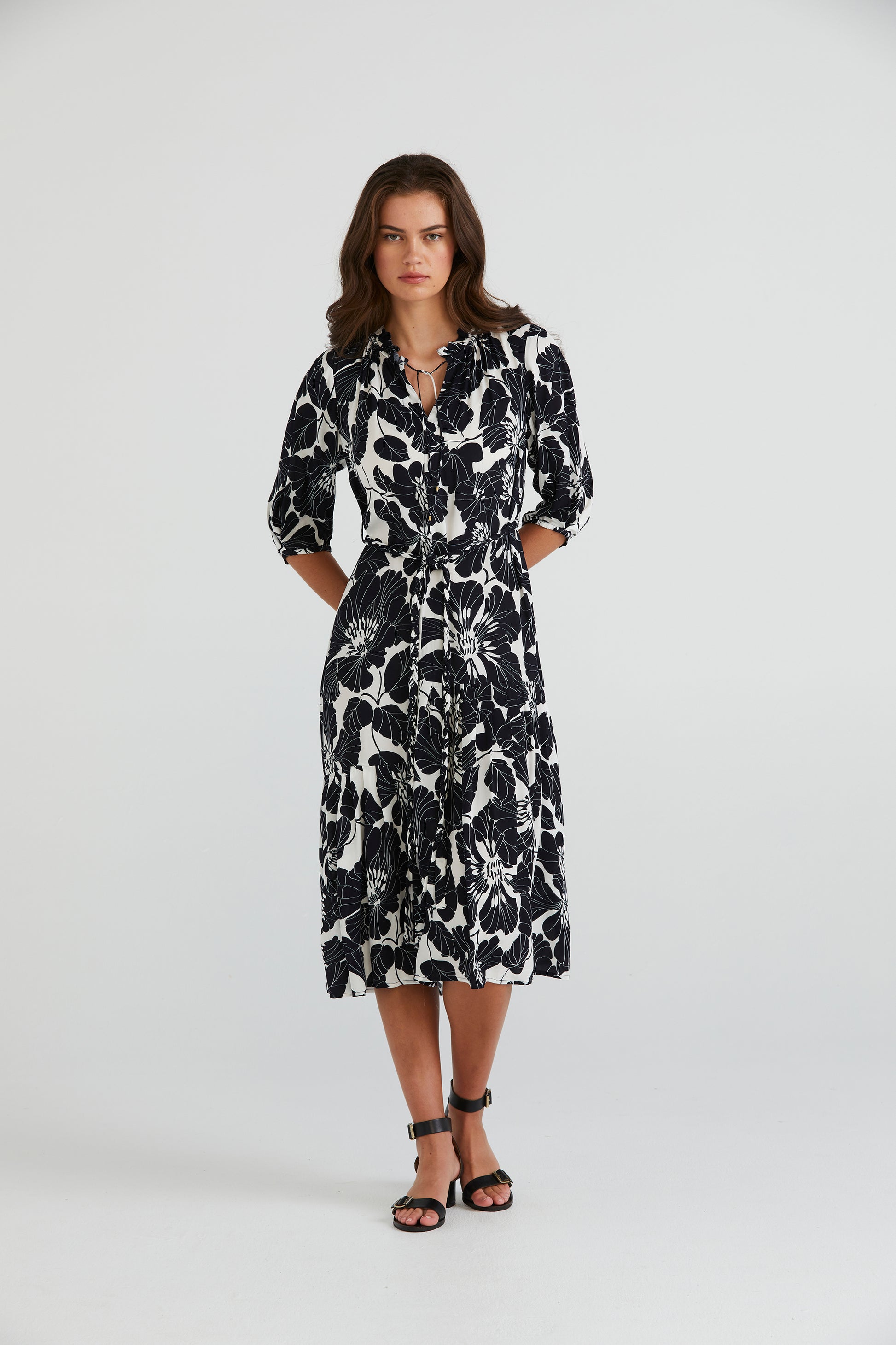 LANIA PLAZA DRESS - PLAZA PRINT - THE VOGUE STORE