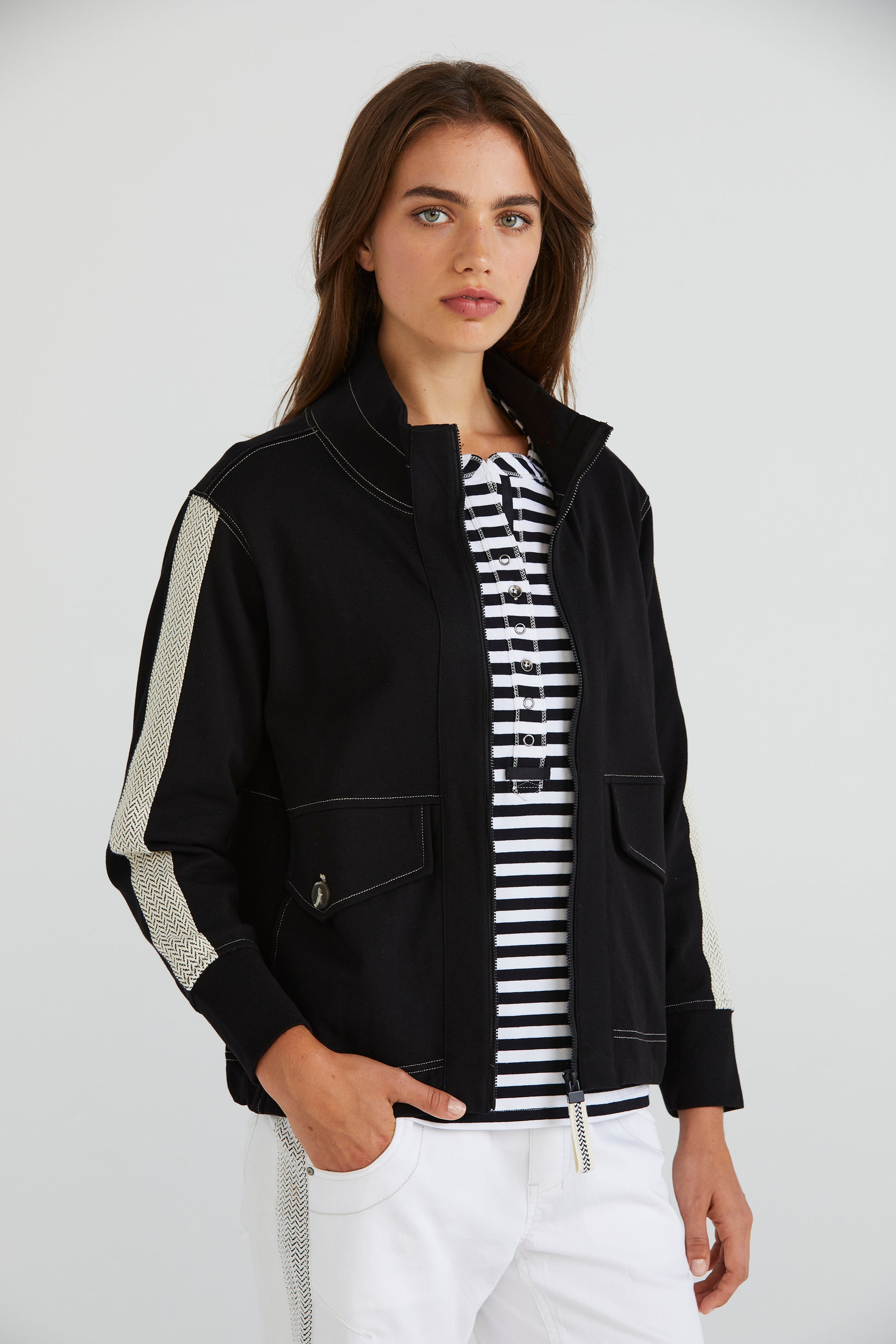 LANIA RANGE JACKET - BLACK - THE VOGUE STORE