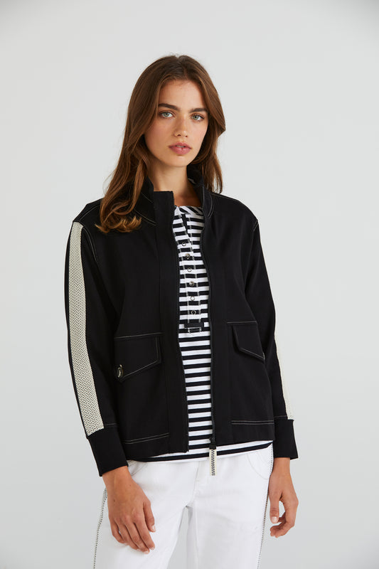 LANIA RANGE JACKET - BLACK - THE VOGUE STORE