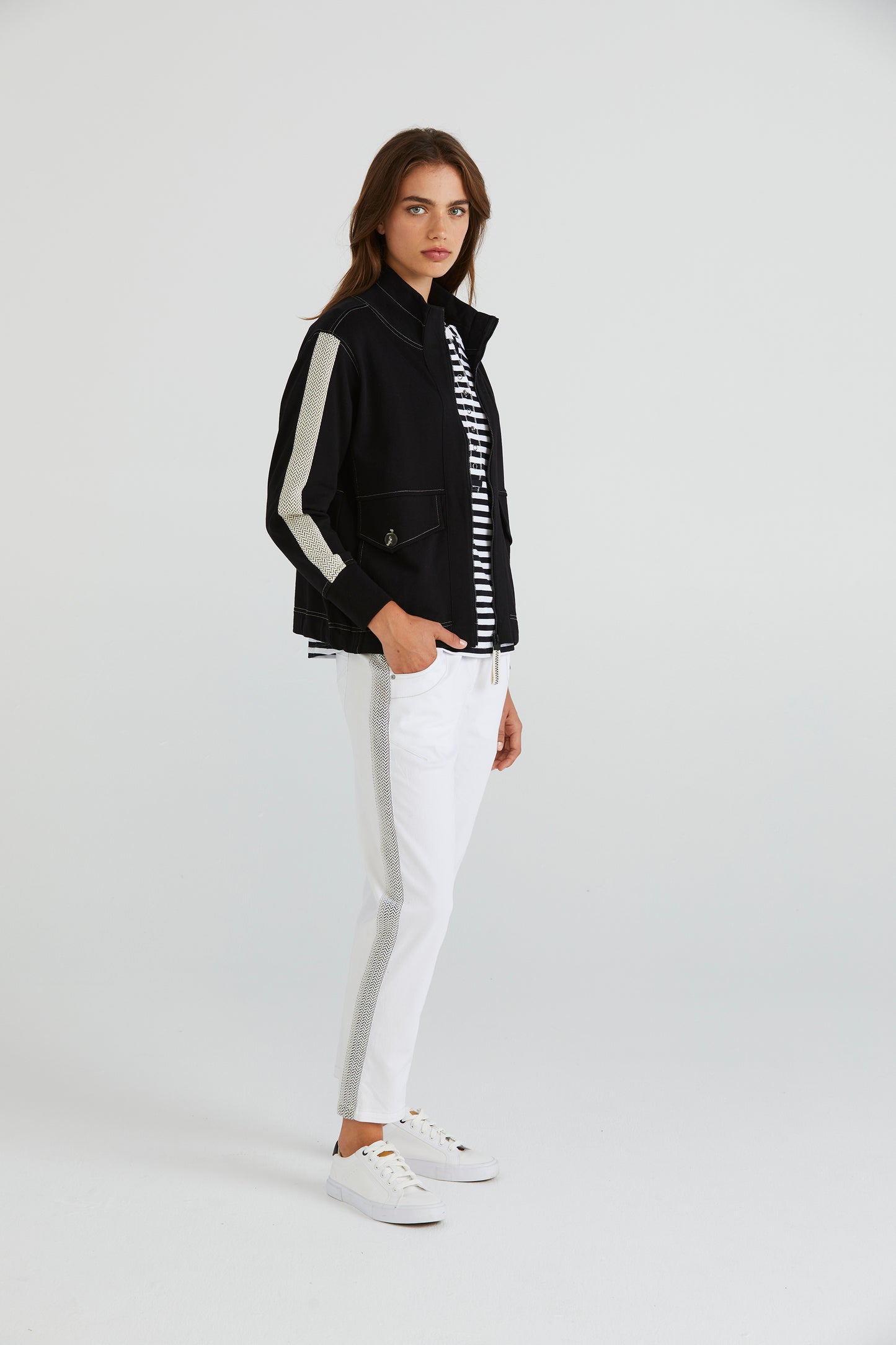 LANIA RANGE JACKET - BLACK - THE VOGUE STORE