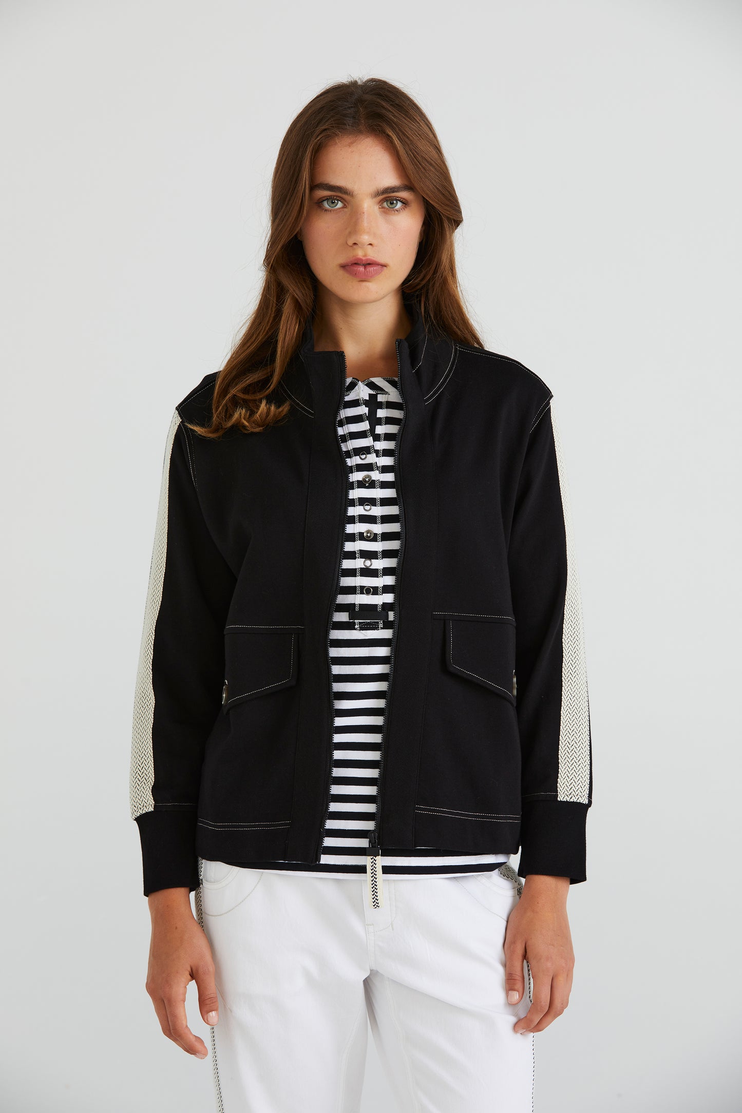 LANIA RANGE JACKET - BLACK - THE VOGUE STORE