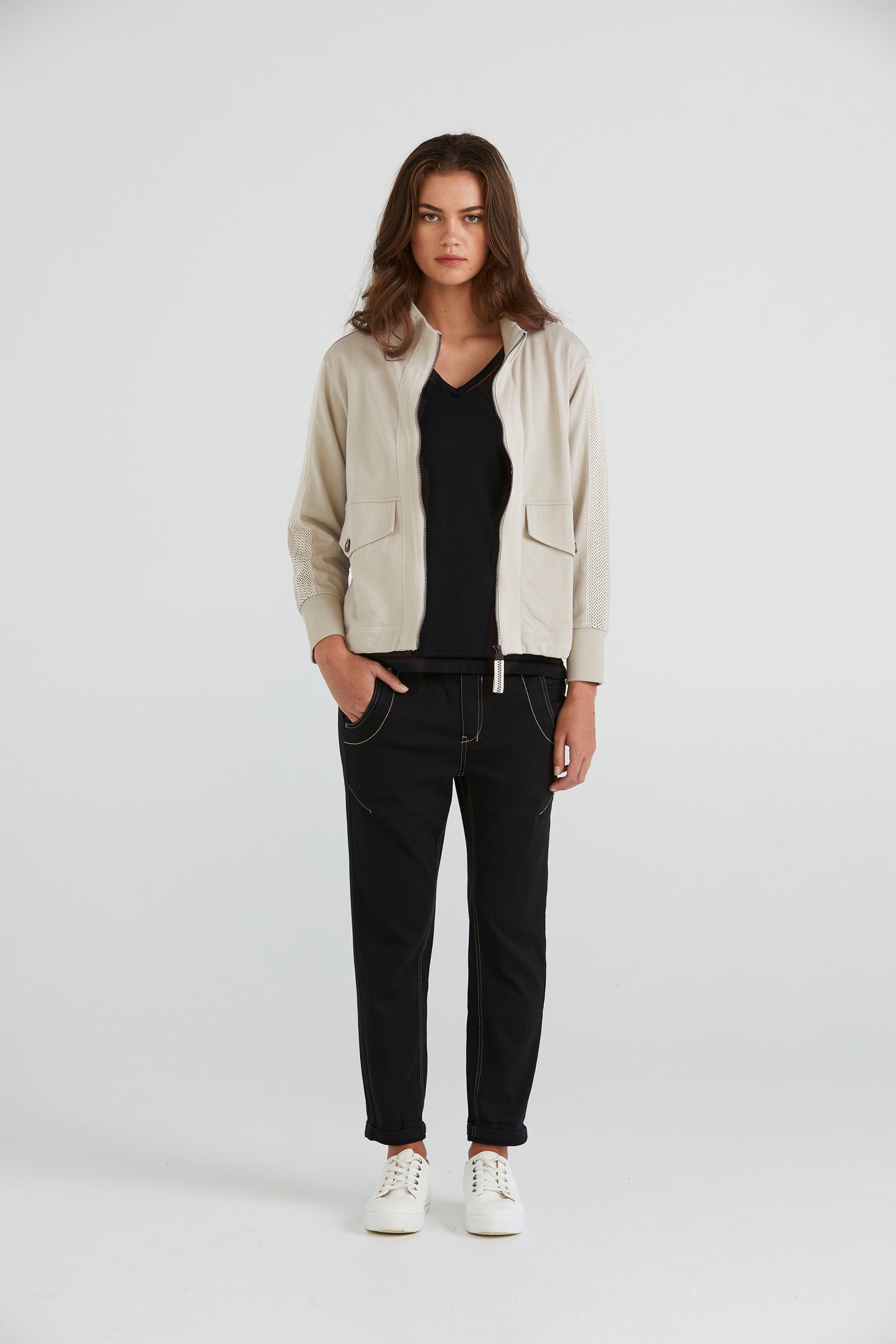 LANIA RANGE JACKET - TWINE - THE VOGUE STORE