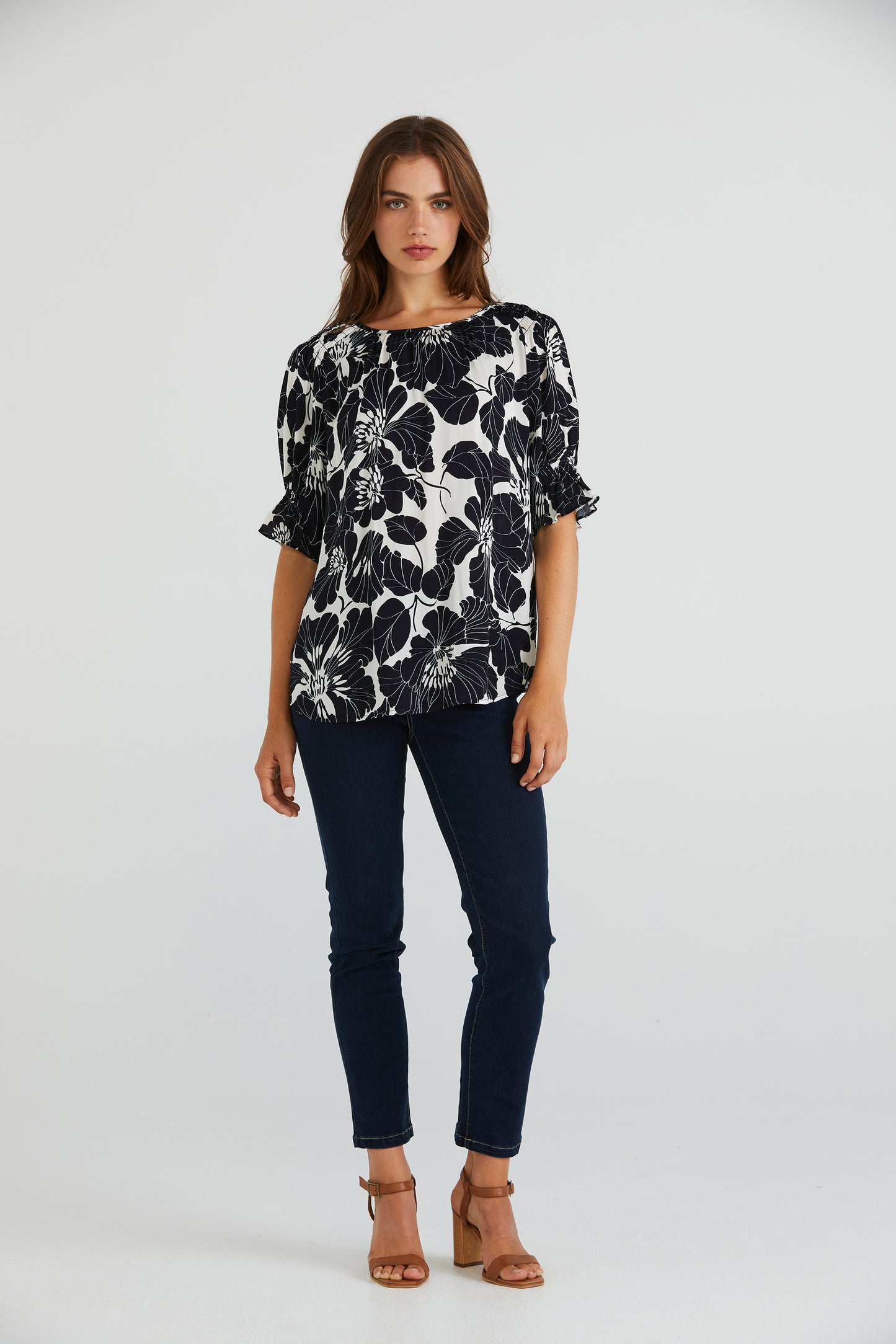 LANIA PLAZA TOP - PLAZA PRINT - THE VOGUE STORE