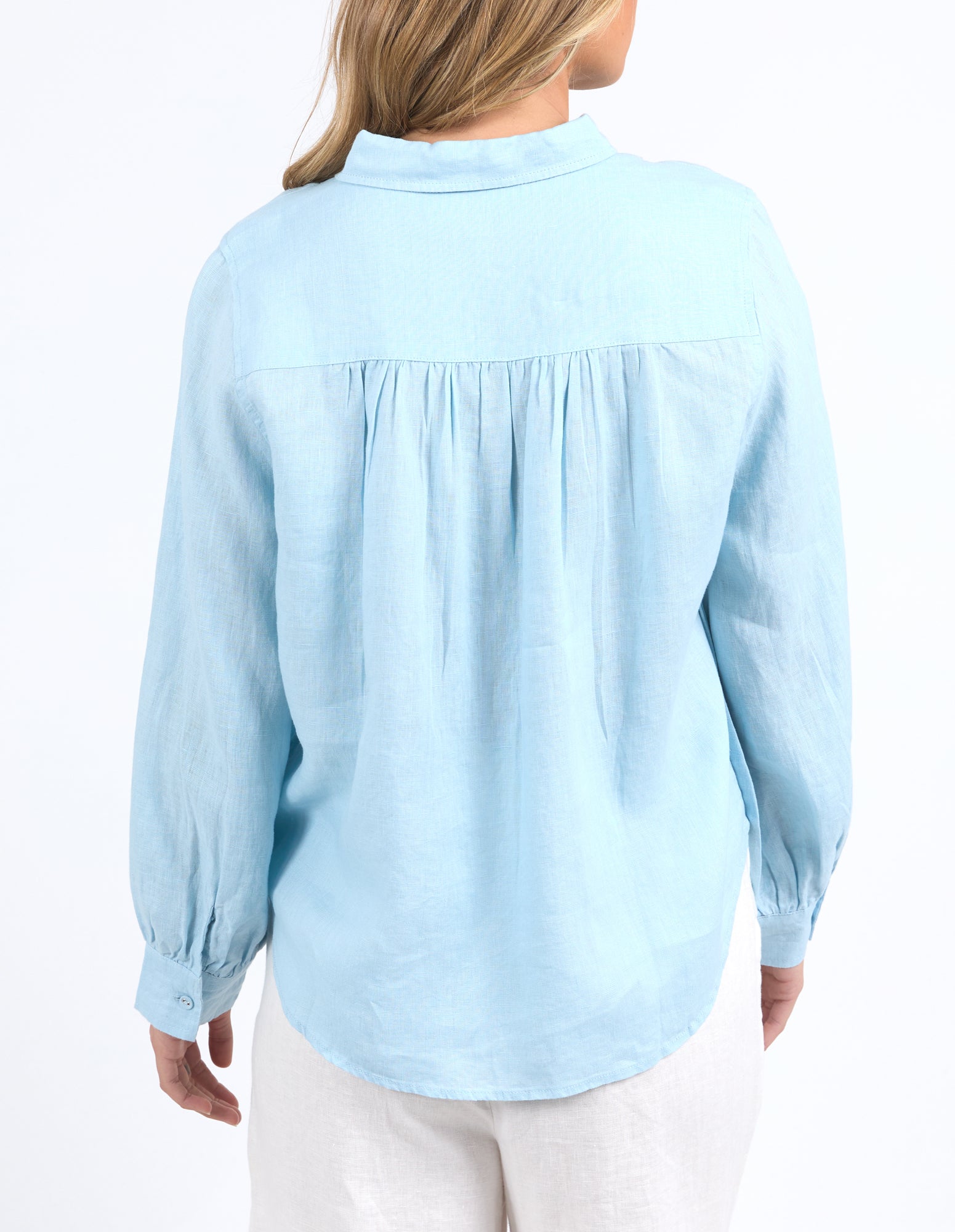 FOXWOOD TOULOUSE BLOUSE - DREAM BLUE - THE VOGUE STORE