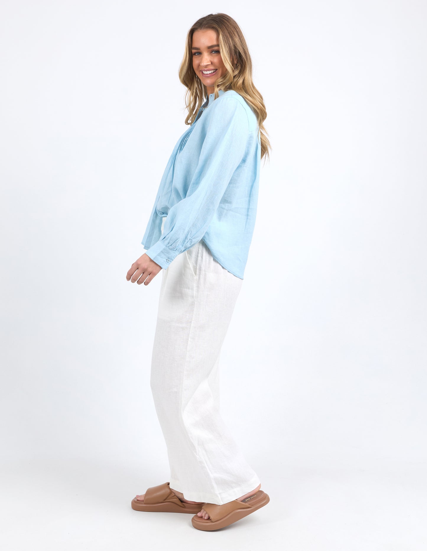 FOXWOOD TOULOUSE BLOUSE - DREAM BLUE - THE VOGUE STORE