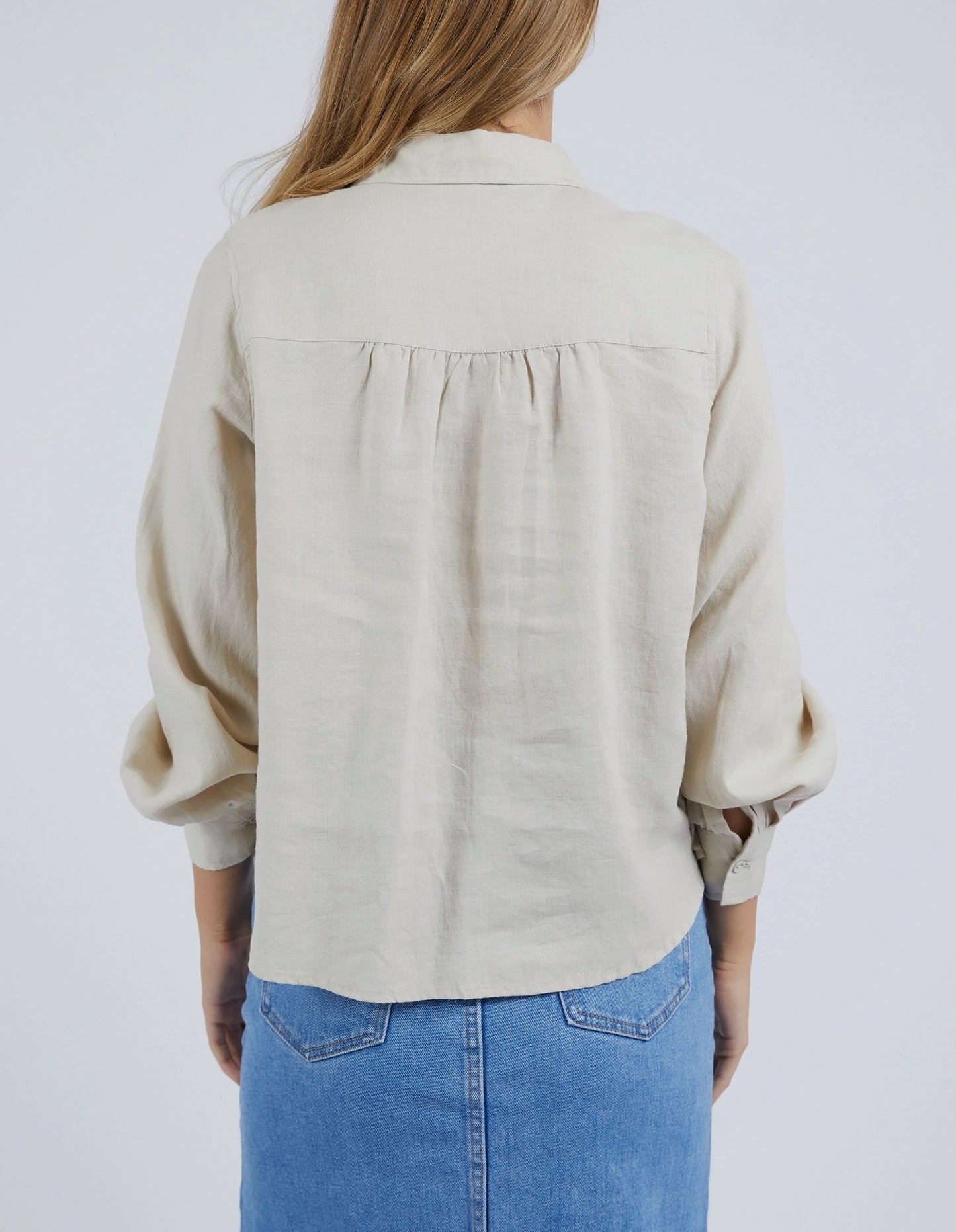 FOXWOOD TOULOUSE BLOUSE - OAT - THE VOGUE STORE