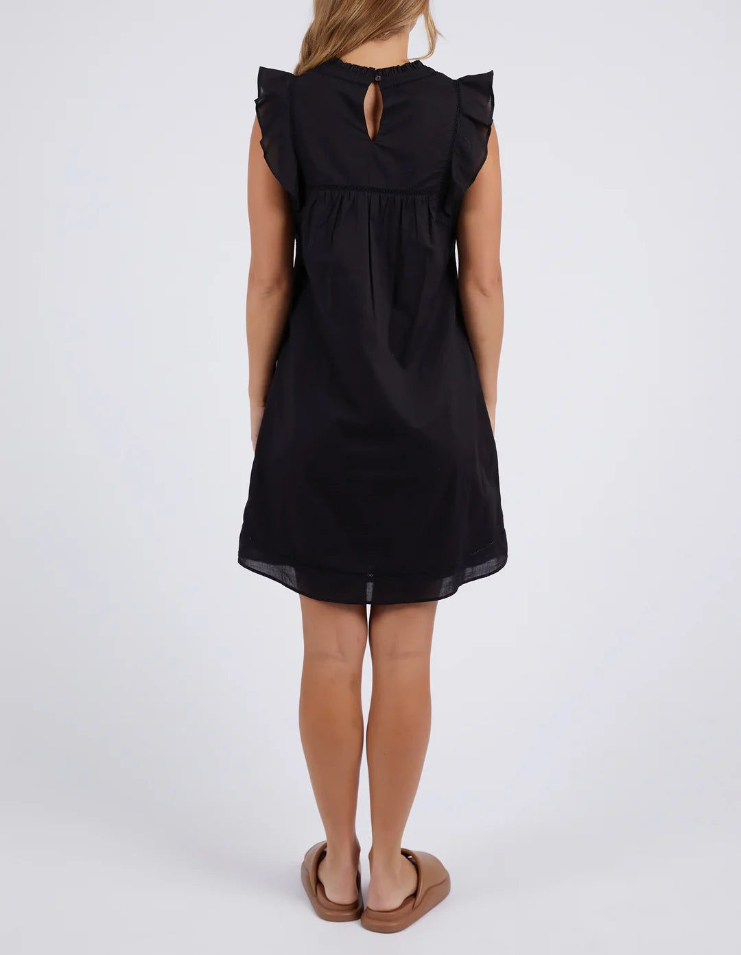 FOXWOOD FREYA DRESS - BLACK - THE VOGUE STORE