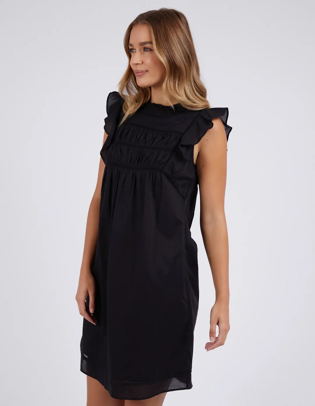 FOXWOOD FREYA DRESS - BLACK - THE VOGUE STORE