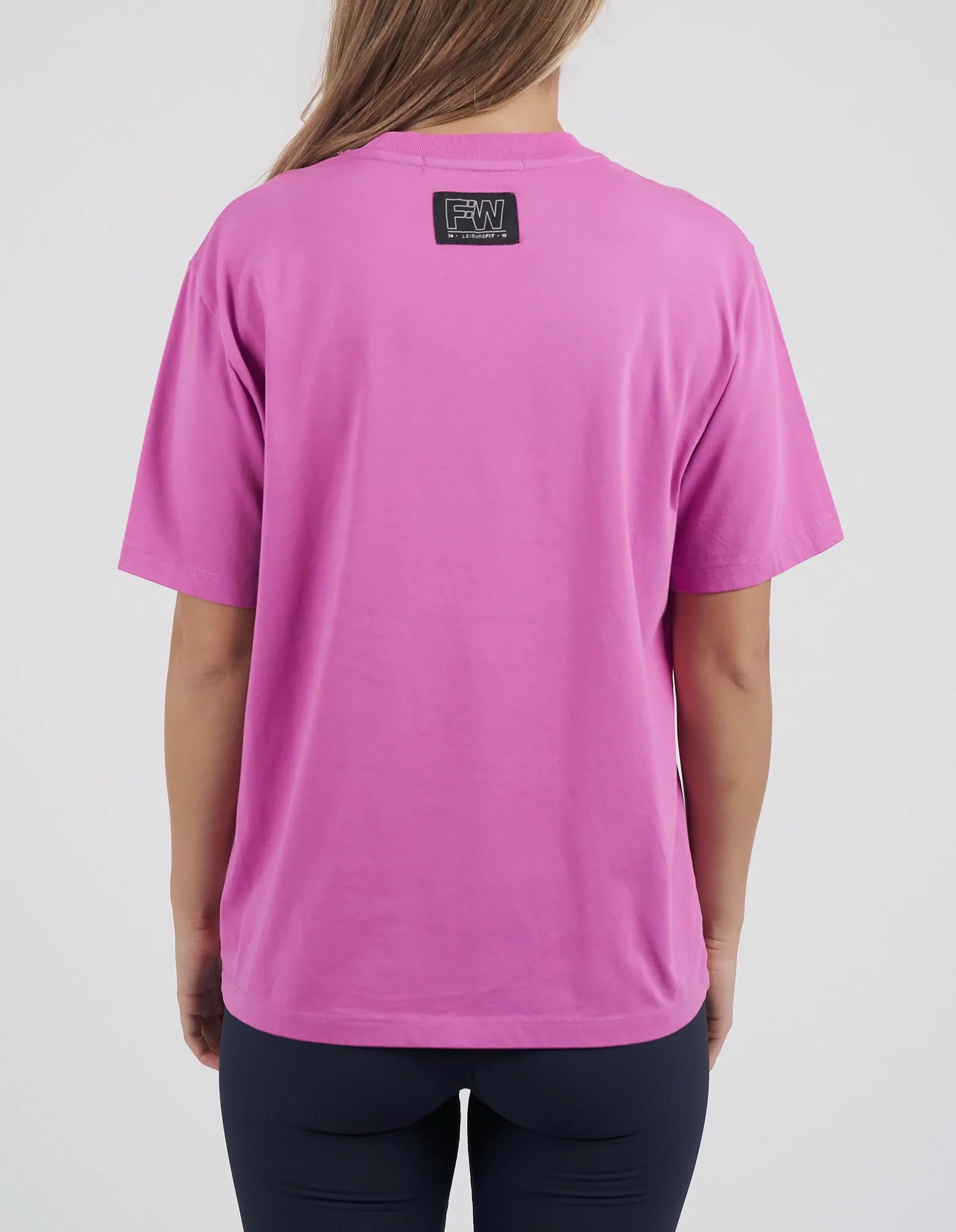 FOXWOOD SQUAD TEE - FUSCHIA - THE VOGUE STORE