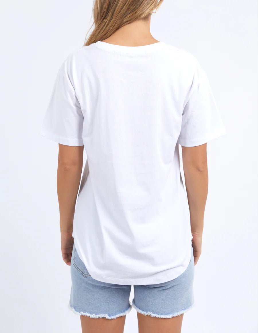 FOXWOOD IN BLOOM TEE - WHITE - THE VOGUE STORE