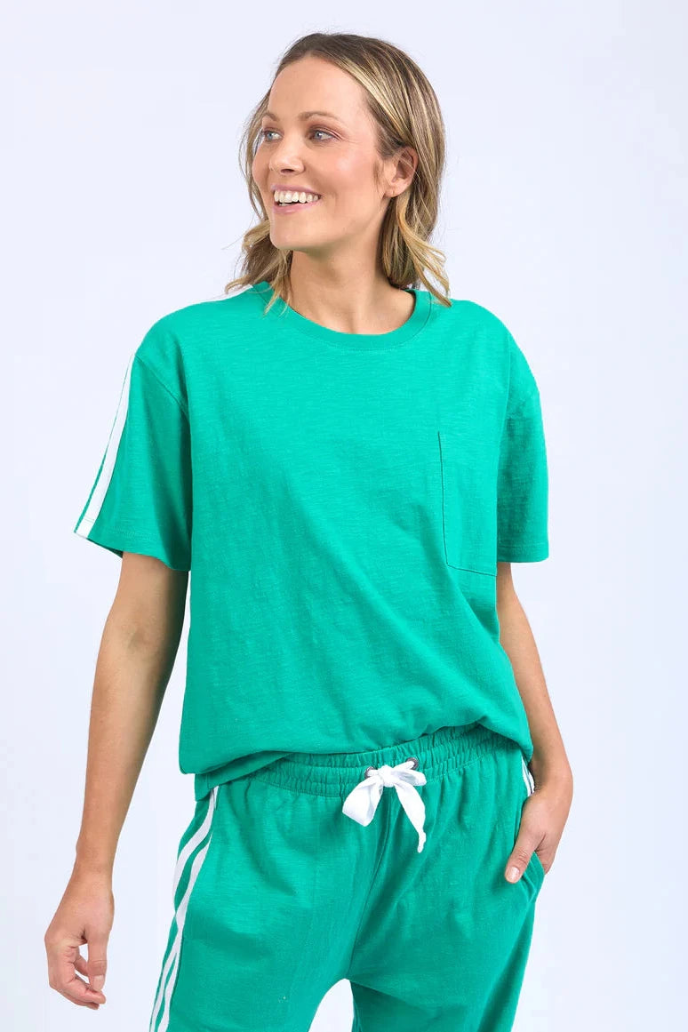 FOXWOOD POWER TEE - BRIGHT GREEN - THE VOGUE STORE