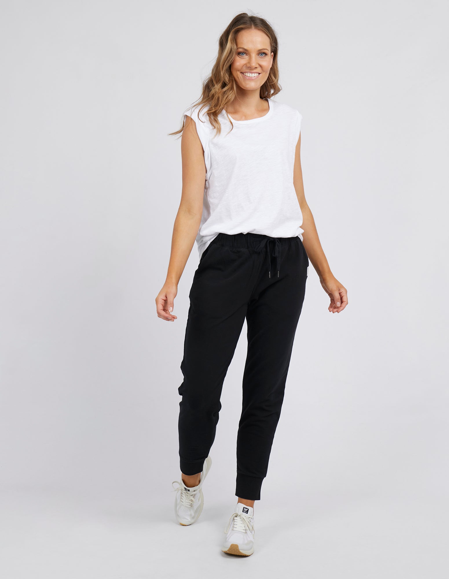 FOXWOOD LAZY DAYS PANT - BLACK - THE VOGUE STORE