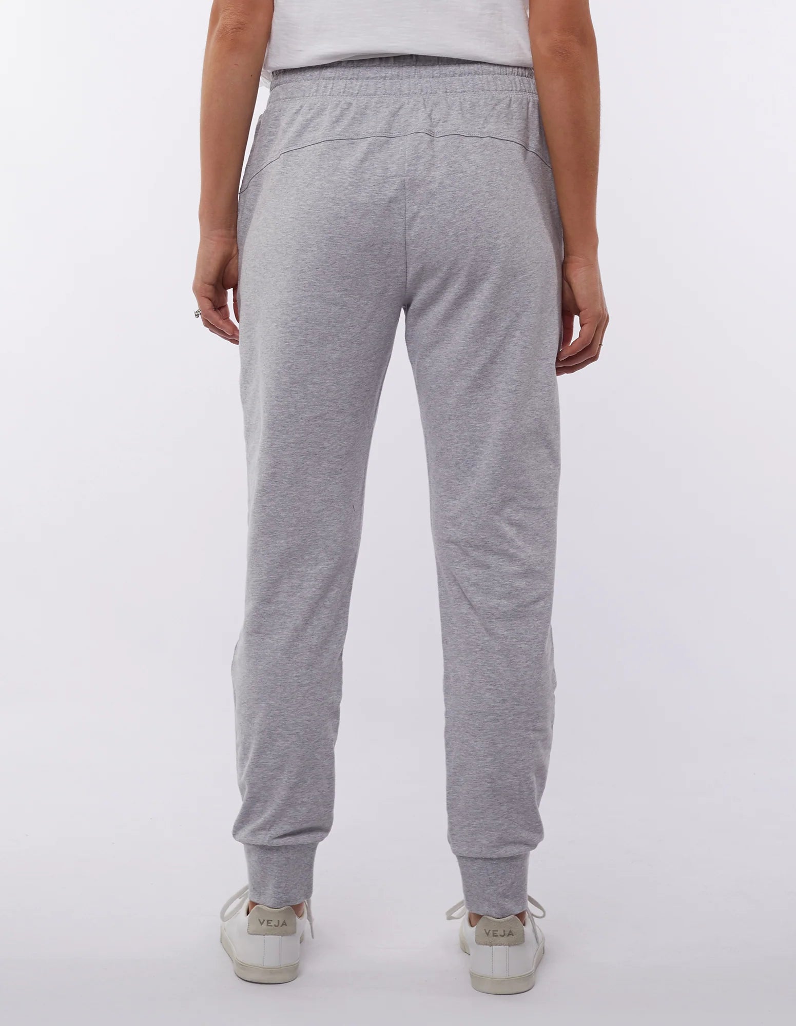 FOXWOOD LAZY DAYS PANT - GREY MARLE - THE VOGUE STORE