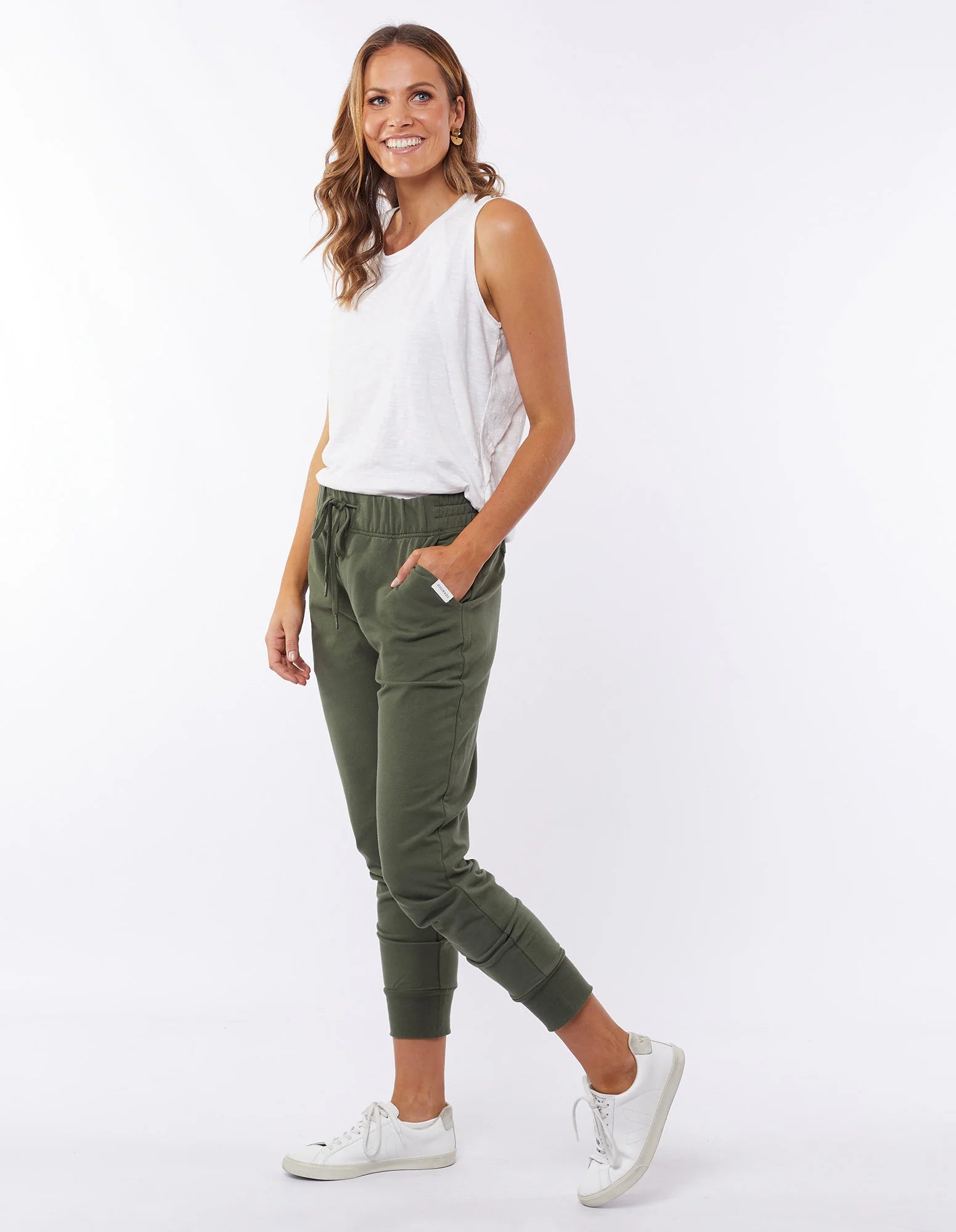 FOXWOOD LAZY DAYS PANT - KHAKI - THE VOGUE STORE