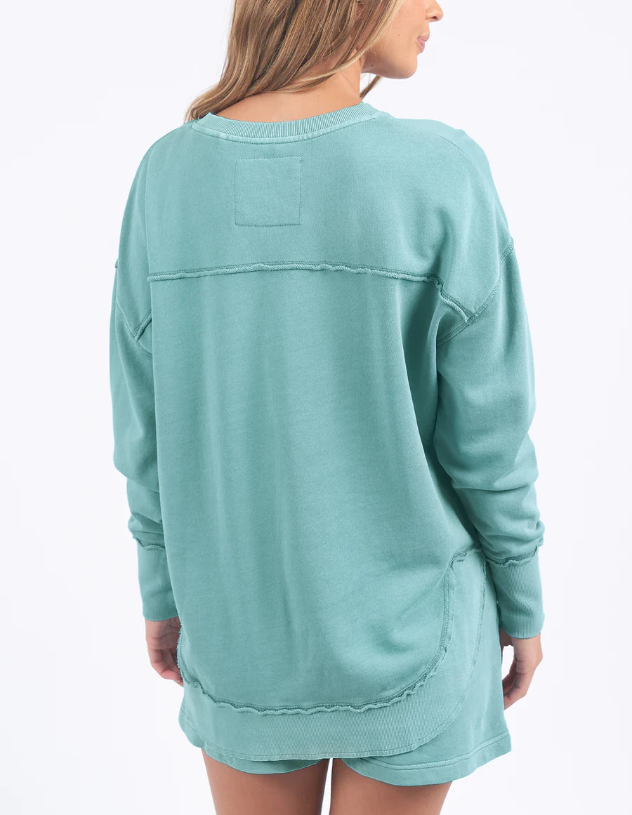 FOXWOOD SIMPLIFIED CREW - SKY - THE VOGUE STORE