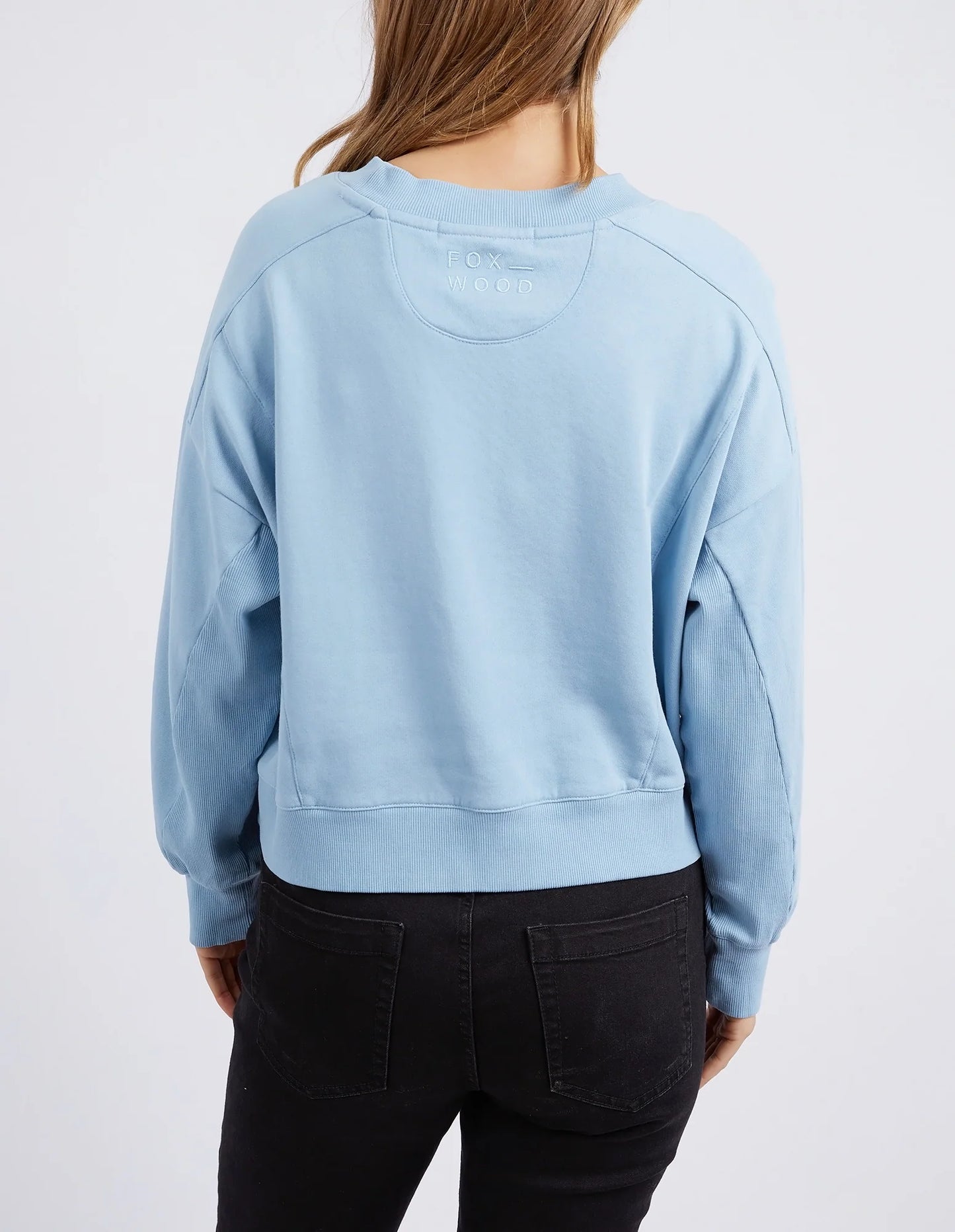 FOXWOOD CECILE CREW - LIGHT BLUE - THE VOGUE STORE