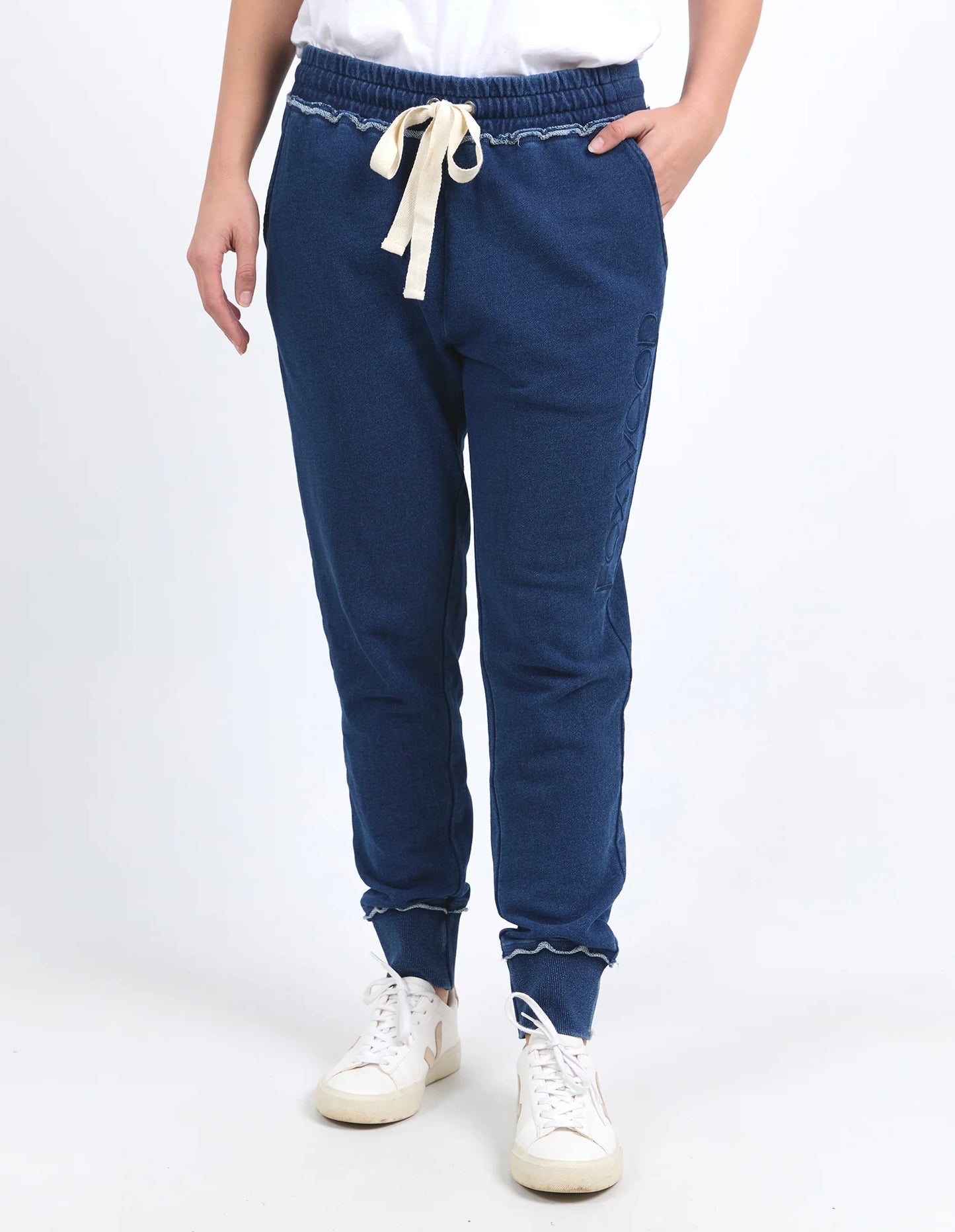 FOXWOOD SIMPLIFIED PANT - DENIM - THE VOGUE STORE