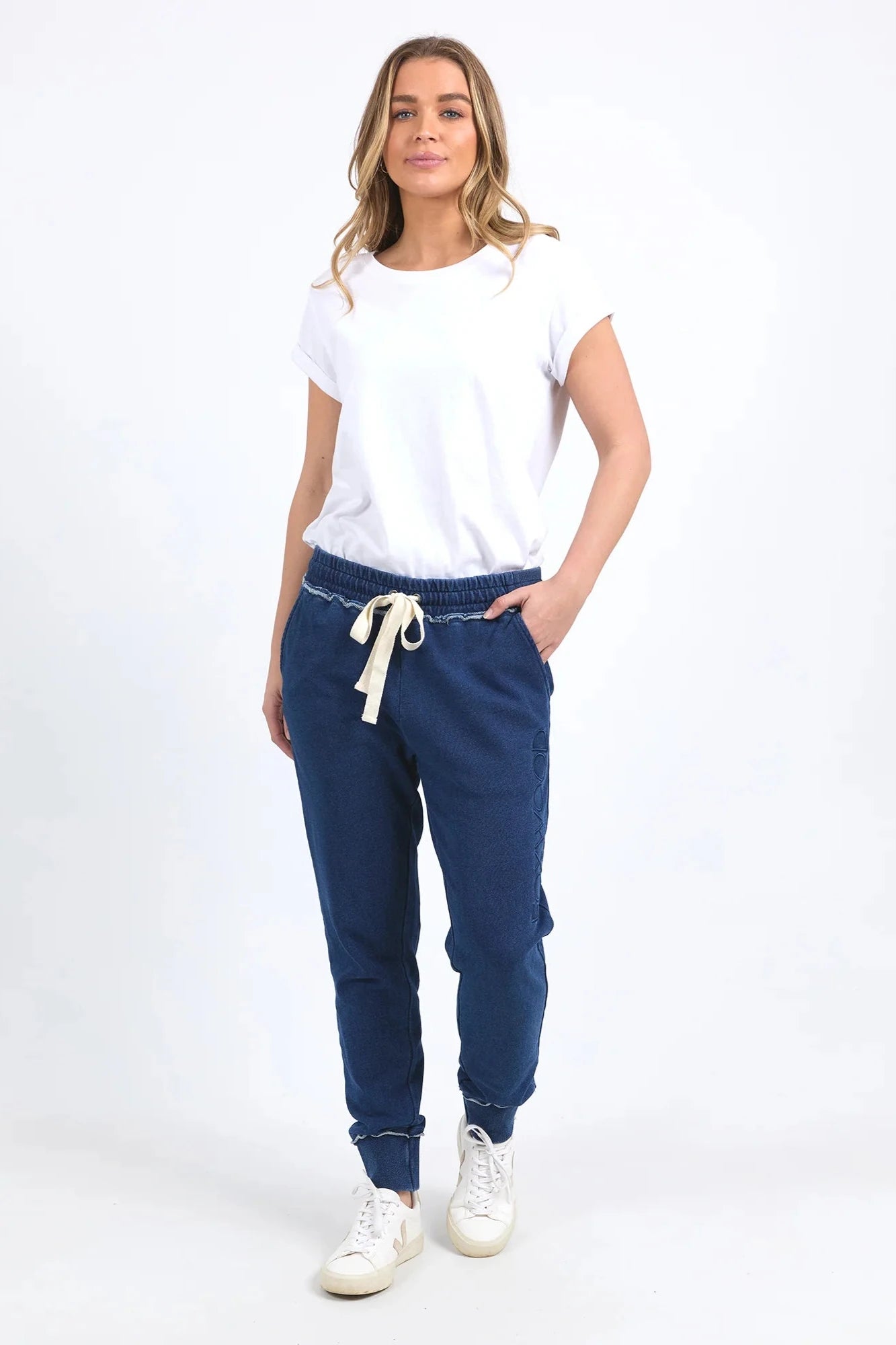 FOXWOOD SIMPLIFIED PANT - DENIM - THE VOGUE STORE