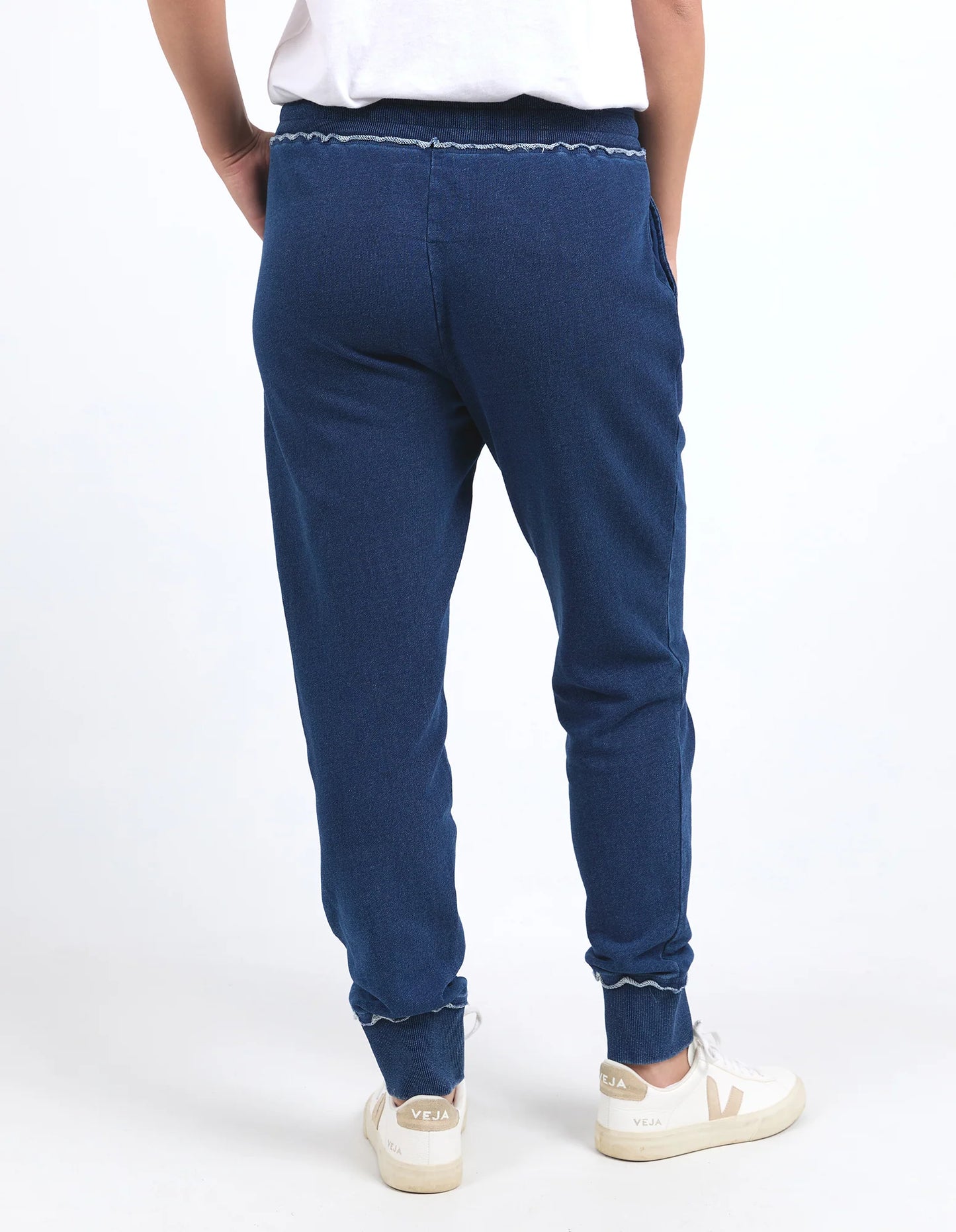 FOXWOOD SIMPLIFIED PANT - DENIM - THE VOGUE STORE