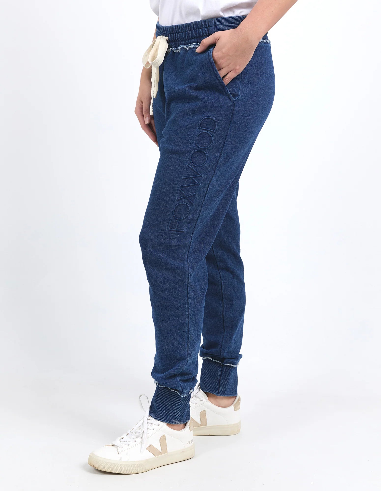 FOXWOOD SIMPLIFIED PANT - DENIM - THE VOGUE STORE