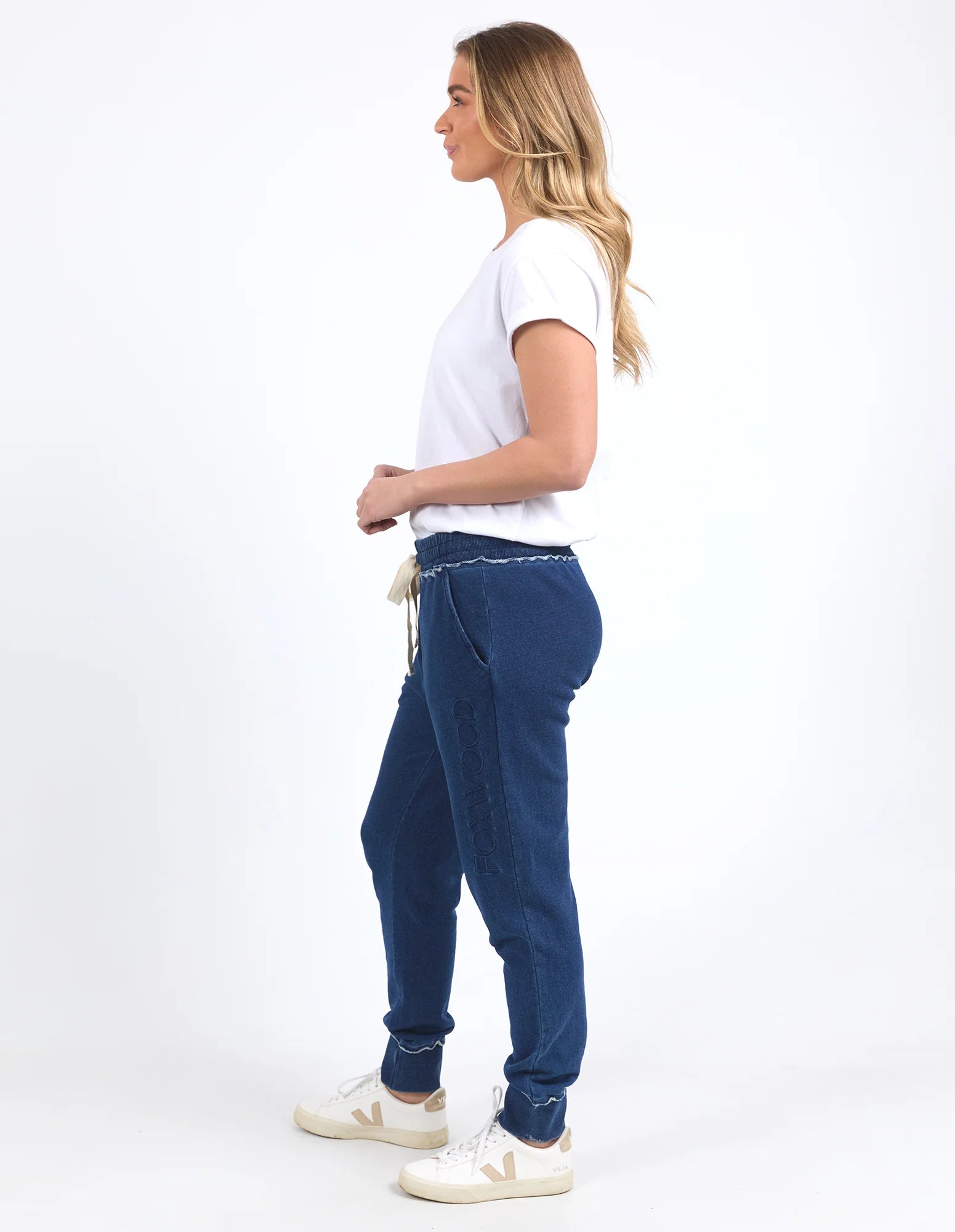 FOXWOOD SIMPLIFIED PANT - DENIM - THE VOGUE STORE