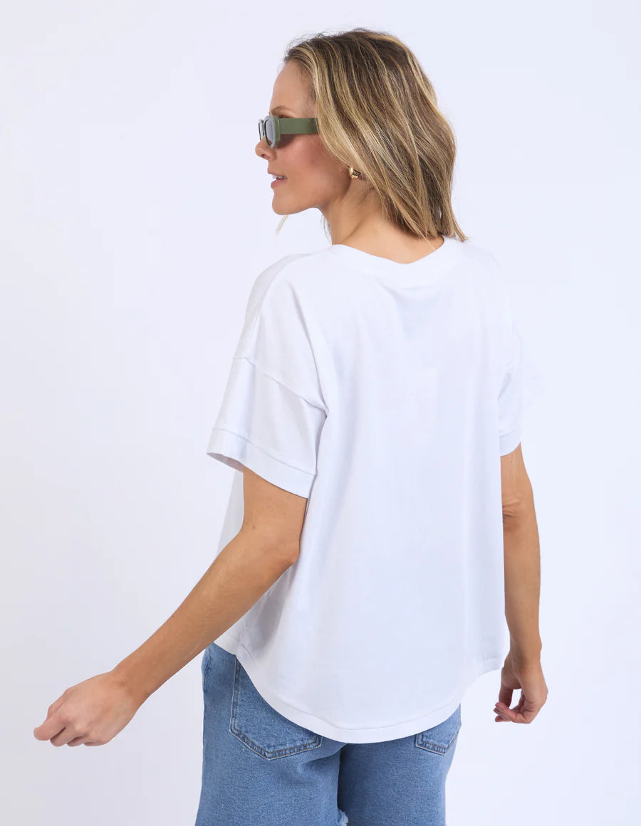 FOXWOOD HABITAT TEE - WHITE - THE VOGUE STORE