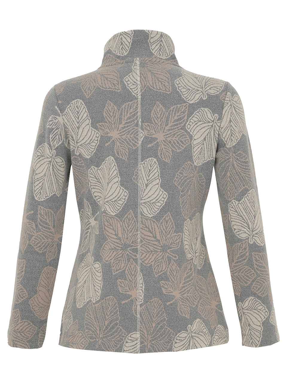 DOLCEZZA SOFT LEAVES ZIP JACKET - SOFT LEAVES - THE VOGUE STORE