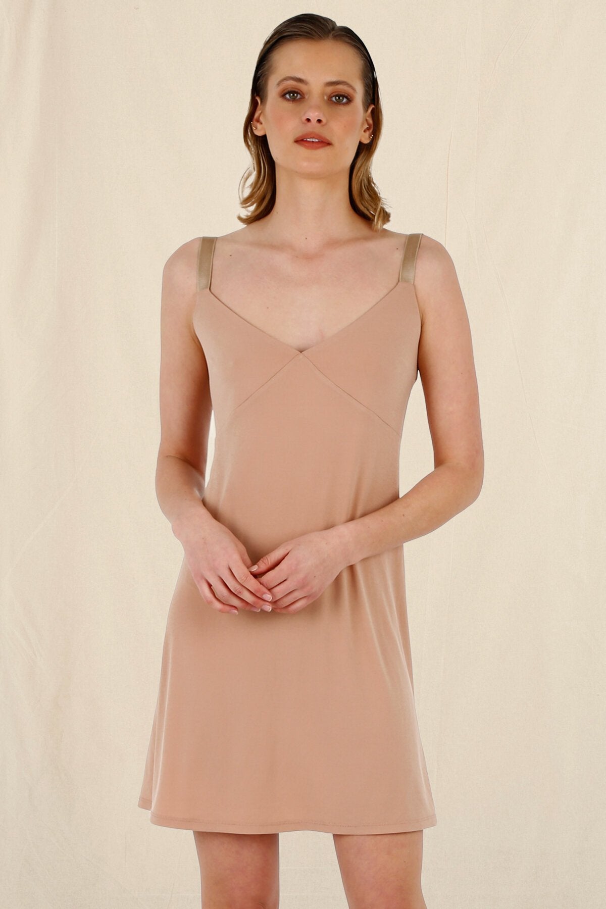 CURATE SLIP UP SLIP - NUDE - THE VOGUE STORE