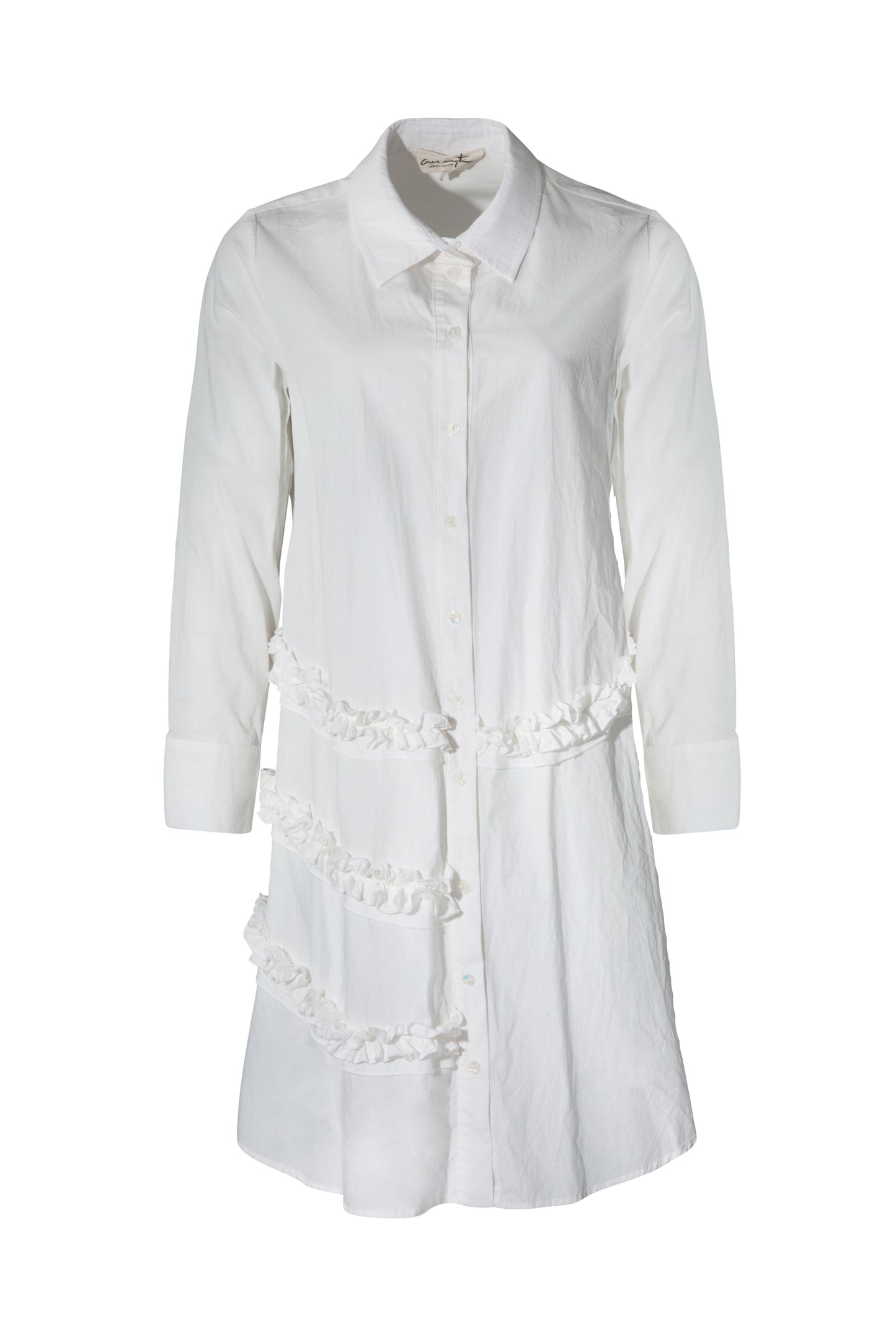 CURATE CAMERA READY SHIRT - WHITE - THE VOGUE STORE