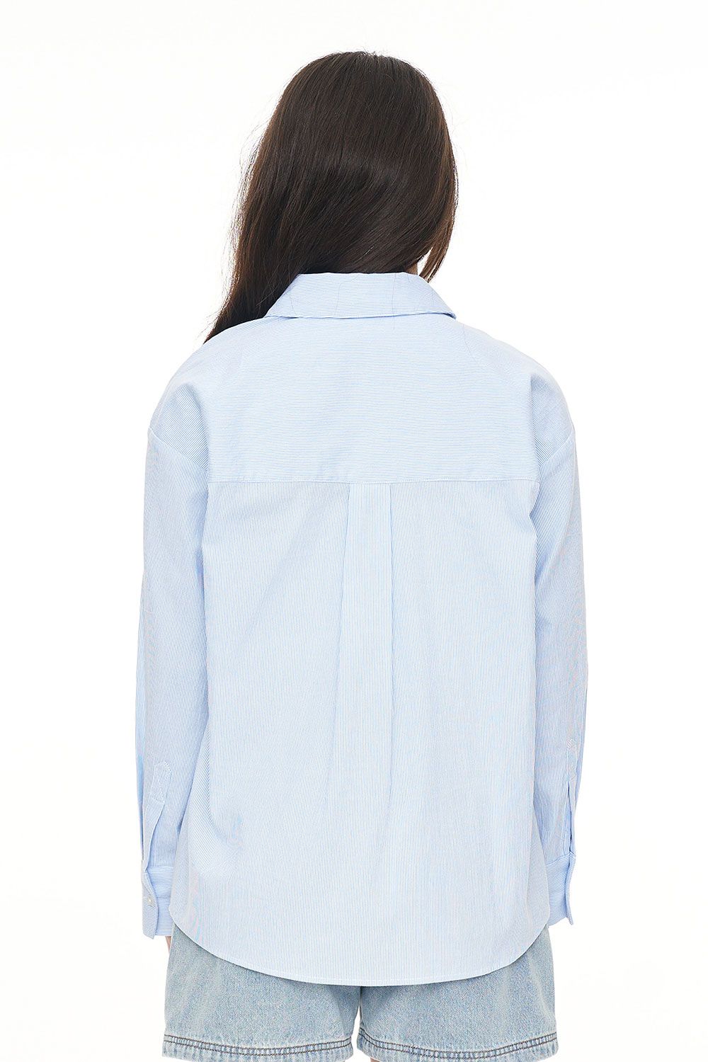 HUFFER CRUISE DAY SHIRT - BLUE HAZE/CHALK - THE VOGUE STORE