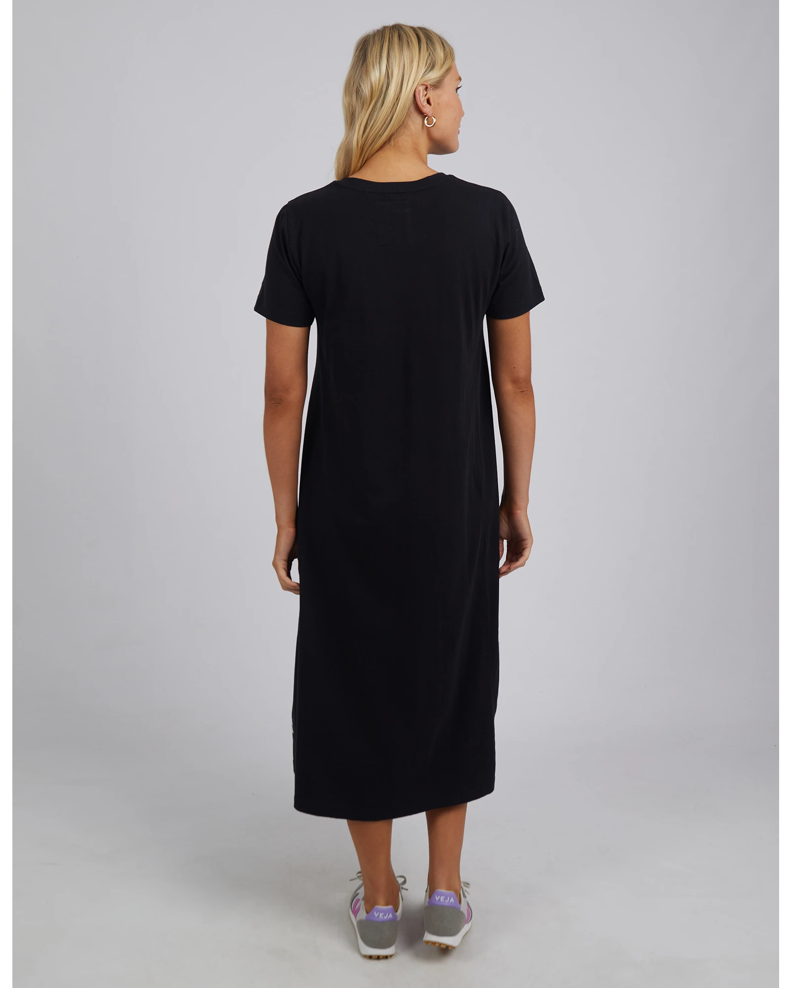 ELM ADIRA DRESS - BLACK - THE VOGUE STORE