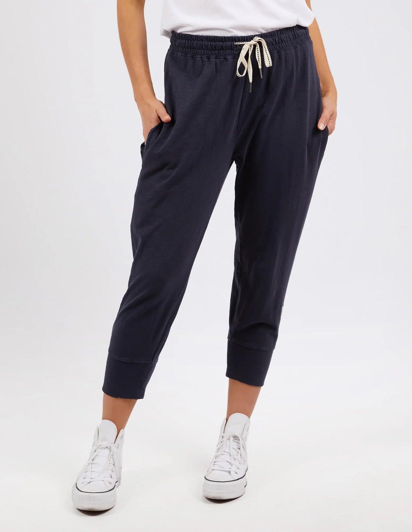 ELM BRUNCH PANT - NAVY - THE VOGUE STORE