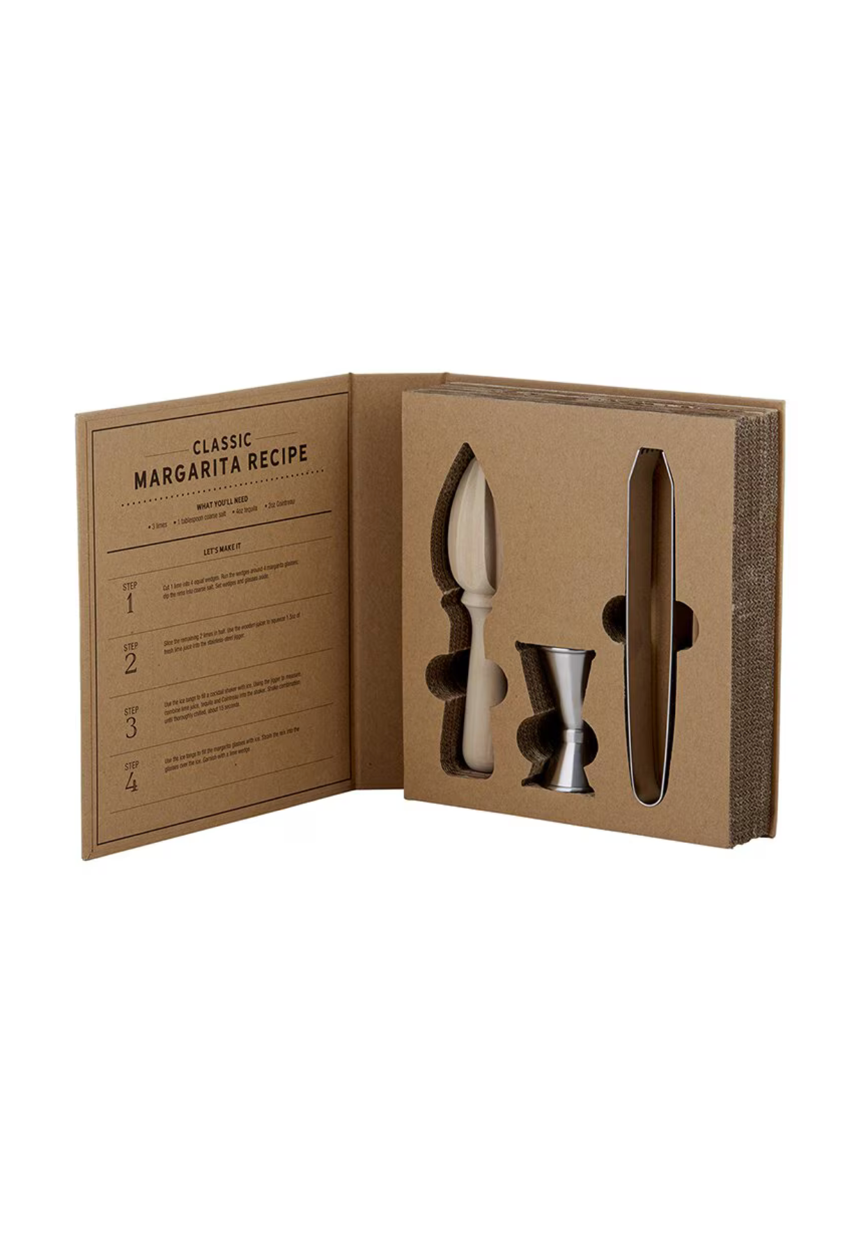 CARDBOARD BOOK SET - MARGARITA COCKTAIL SET - THE VOGUE STORE