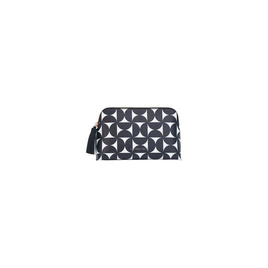 MAY TIME VANITY BAG MEDIUM BLACK & WHITE GEOMETRIC