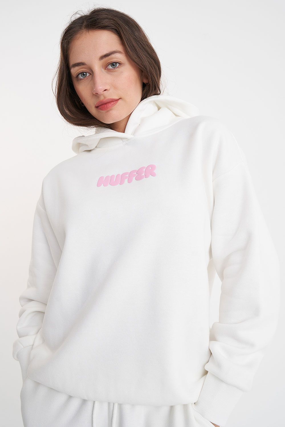 HUFFER WMNS ARCADE HOOD/JUICY CHALK - THE VOGUE STORE