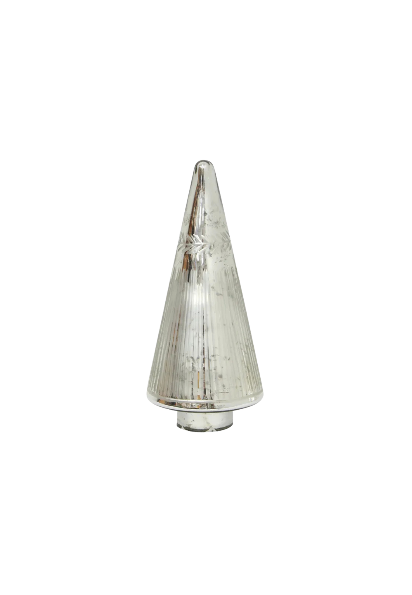 CUT GLASS TREE ANTIQUE SILVER - MEDIUM