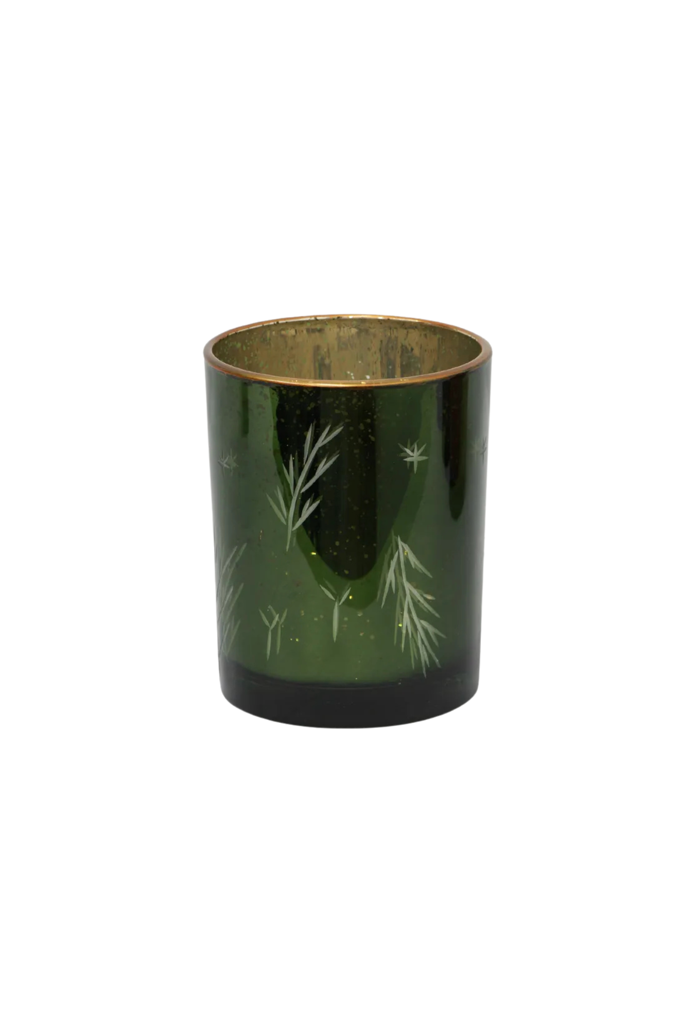 ETCHED VOTIVE GREEN - SMALL