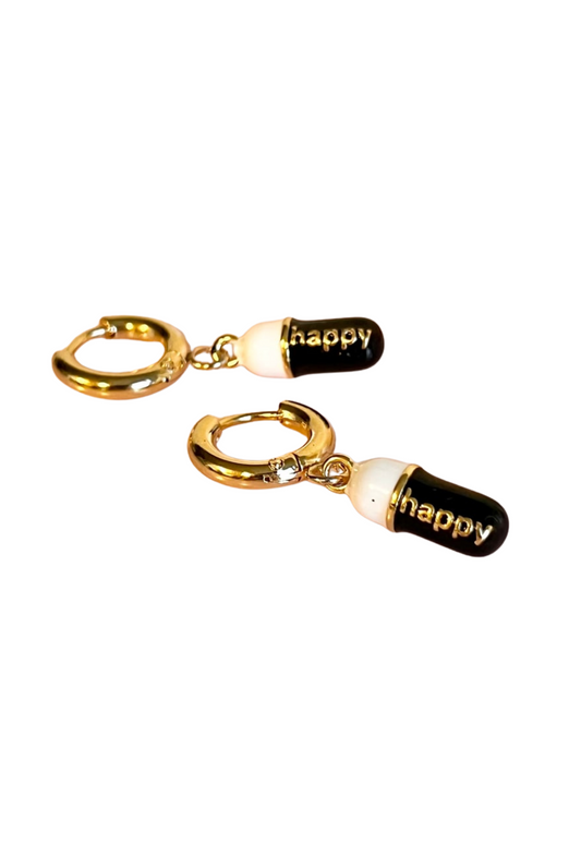 PENNY FOGGO HAPPY PILL HUGGIES - BLACK - THE VOGUE STORE