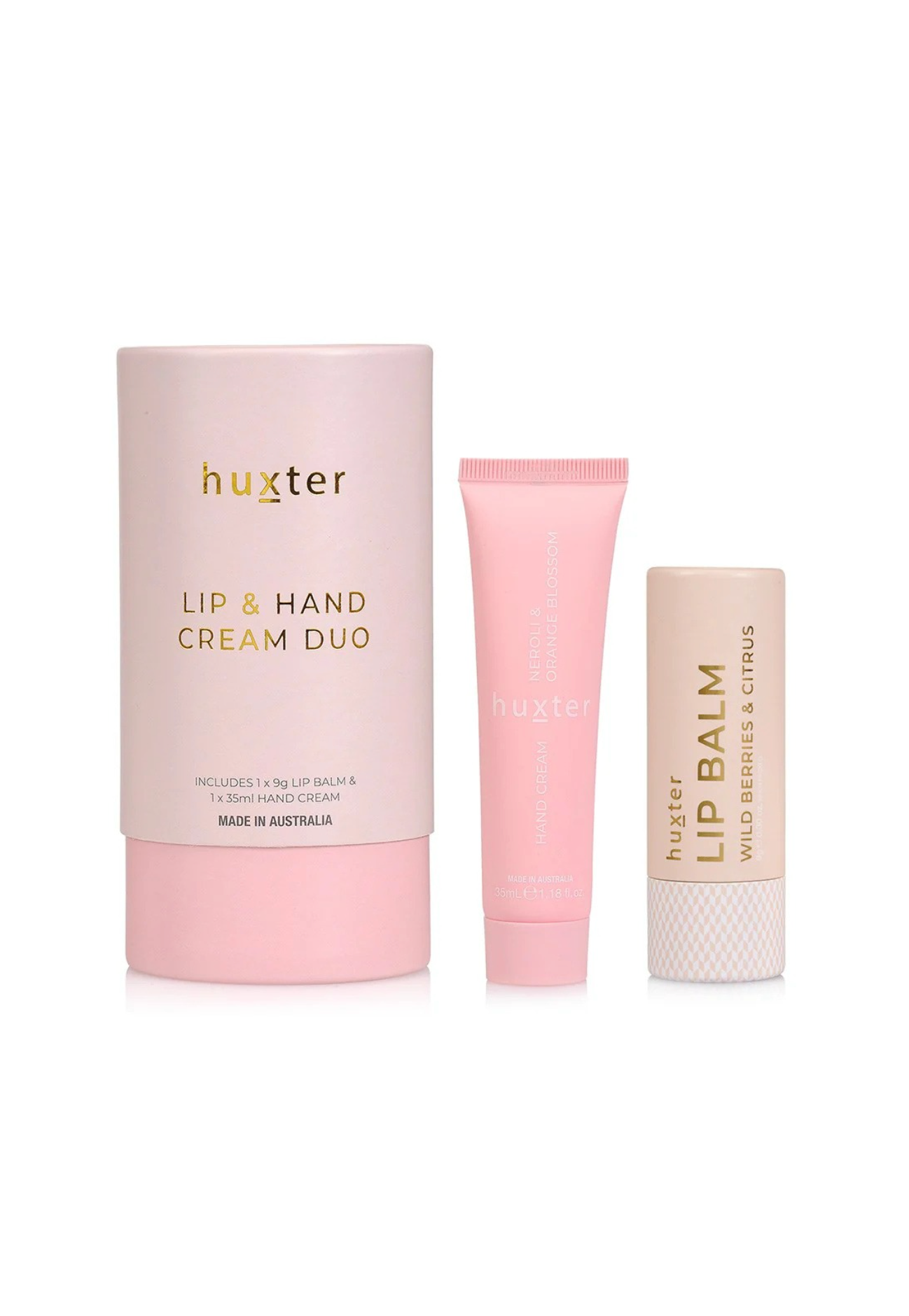 HUXTER LIP & HAND CREAM DUO - NEROLI & ORANGE BLOSSOM - THE VOGUE STORE