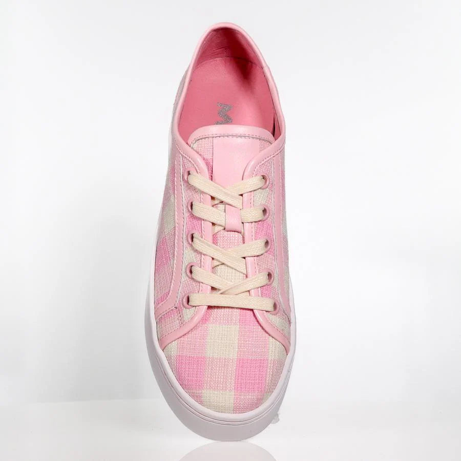 MINX LIZZIE - SOFT PINK CHECK - THE VOGUE STORE